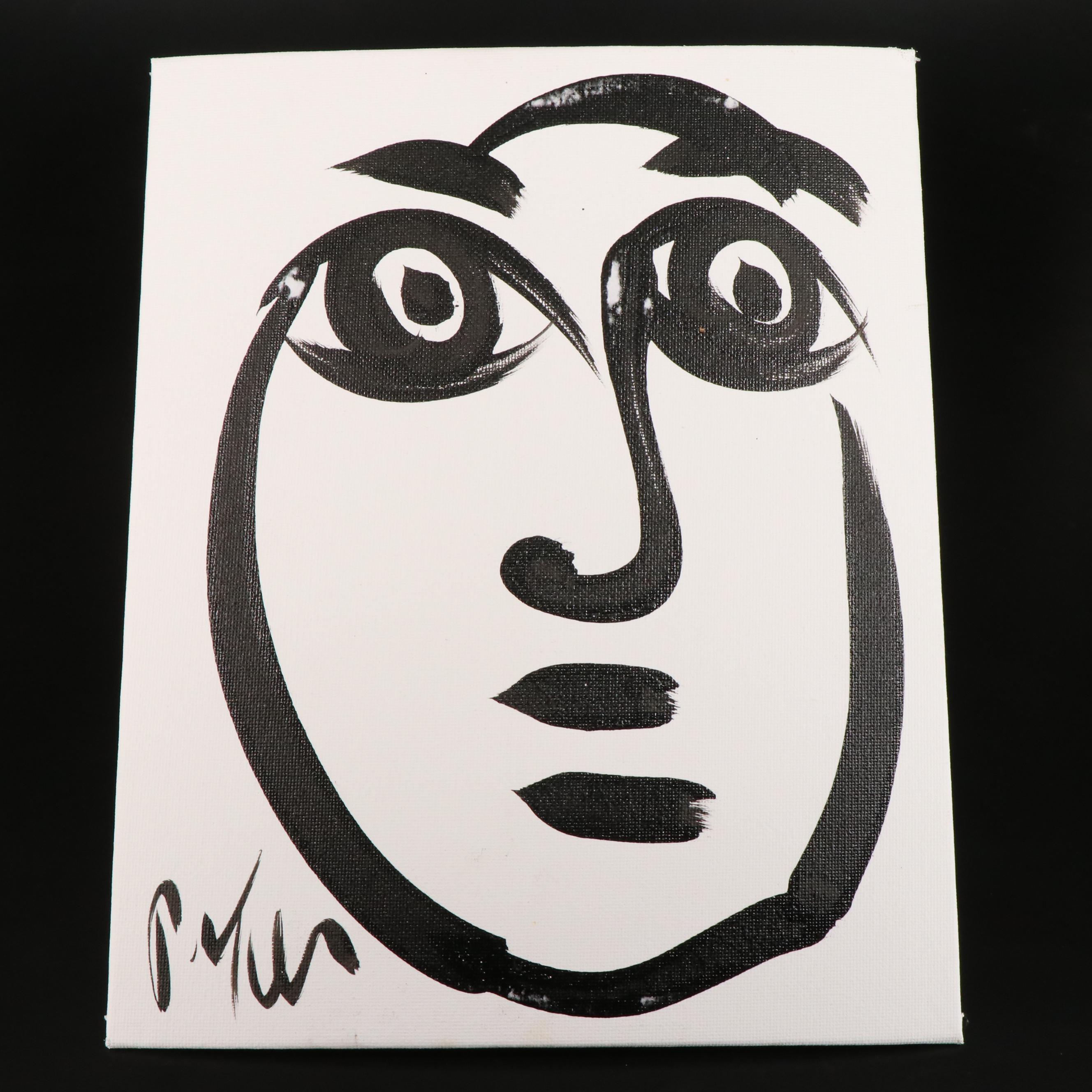 Peter Robert Keil Stylized Acrylic Portrait