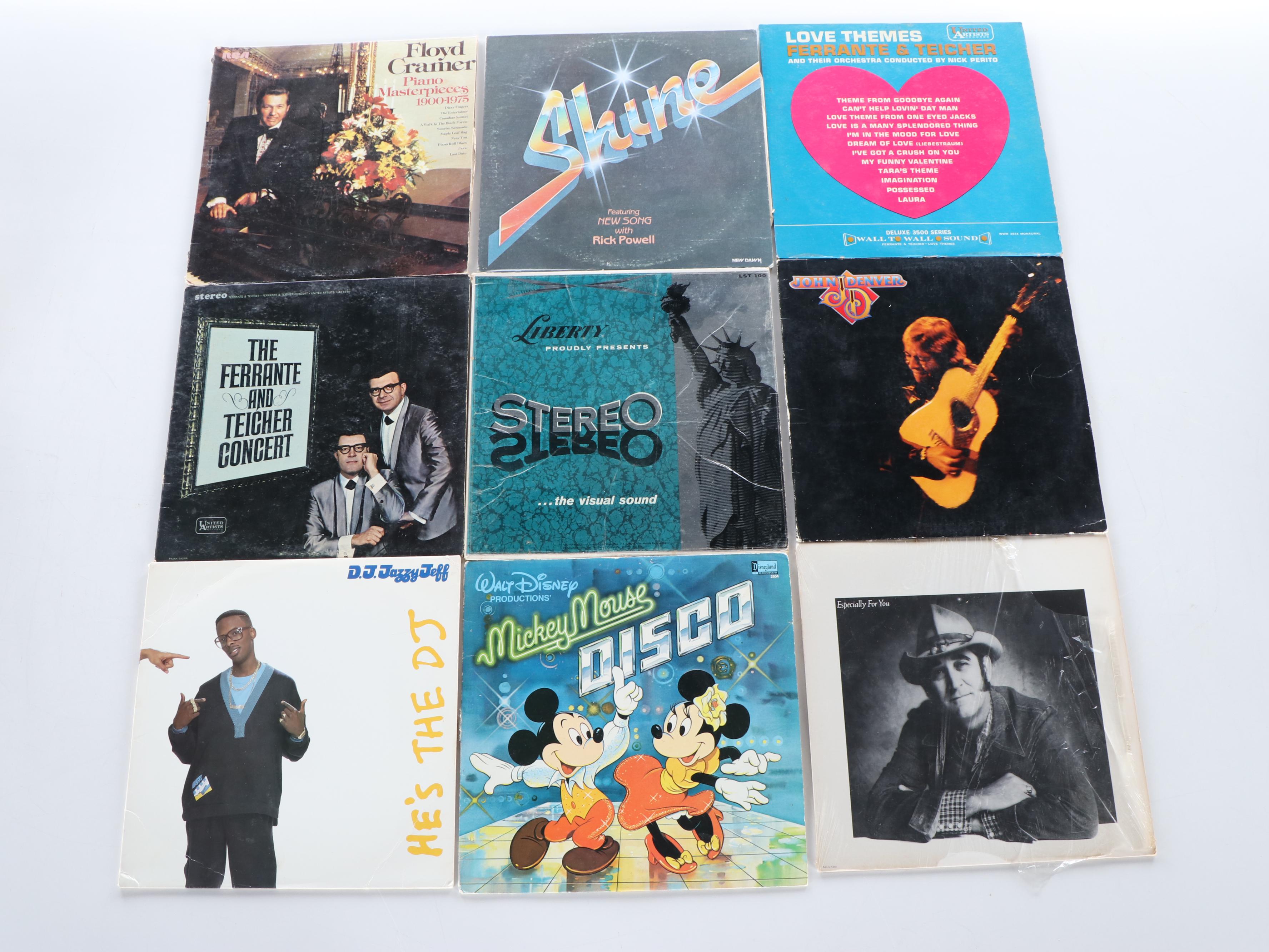 John Denver, Ferrante & Teicher, and More Vinyl Record Albums and Singles