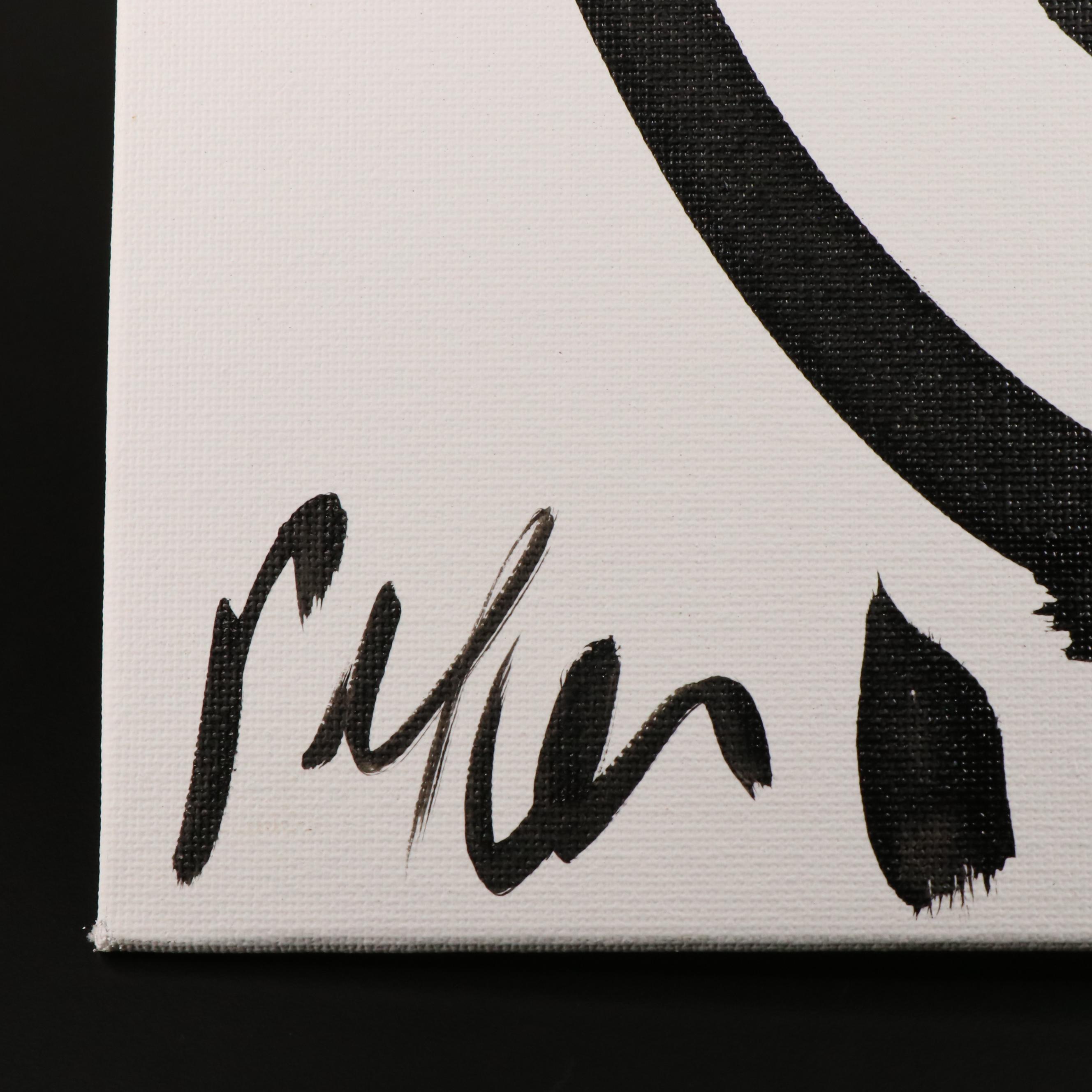 Peter Robert Keil Stylized Acrylic Portrait