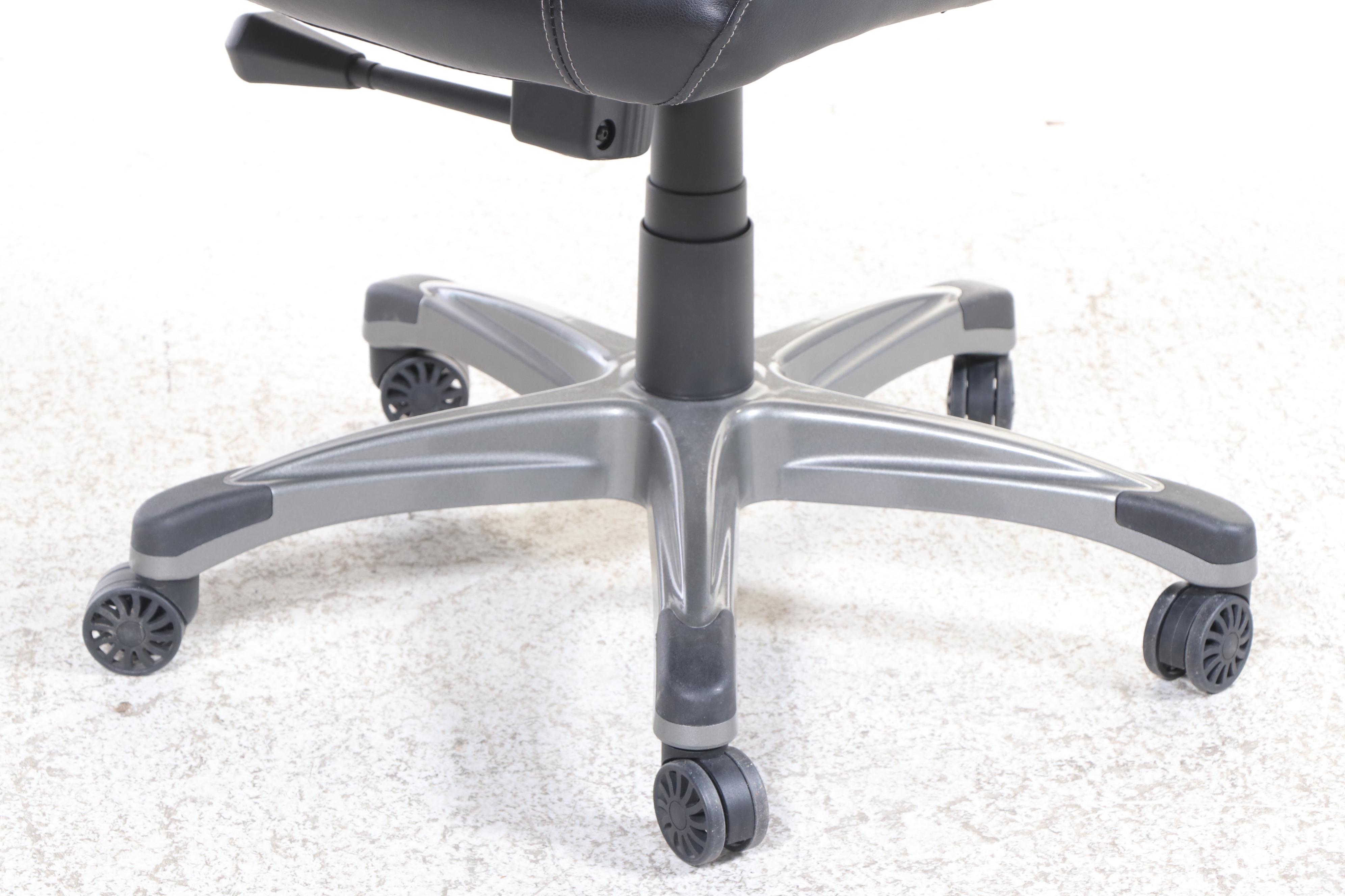 Worklife Brands Black Faux Leather Office Chair