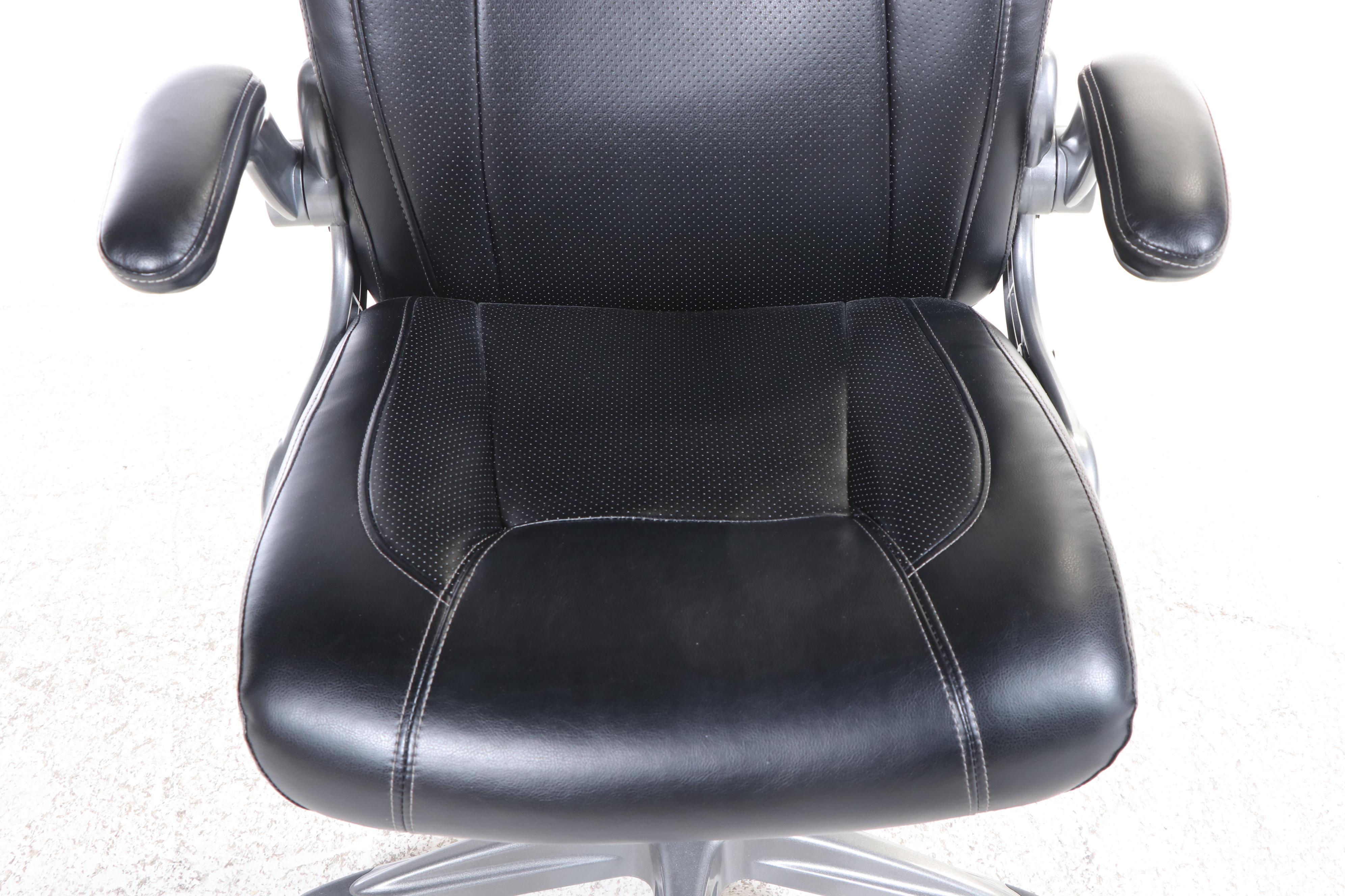 Worklife Brands Black Faux Leather Office Chair