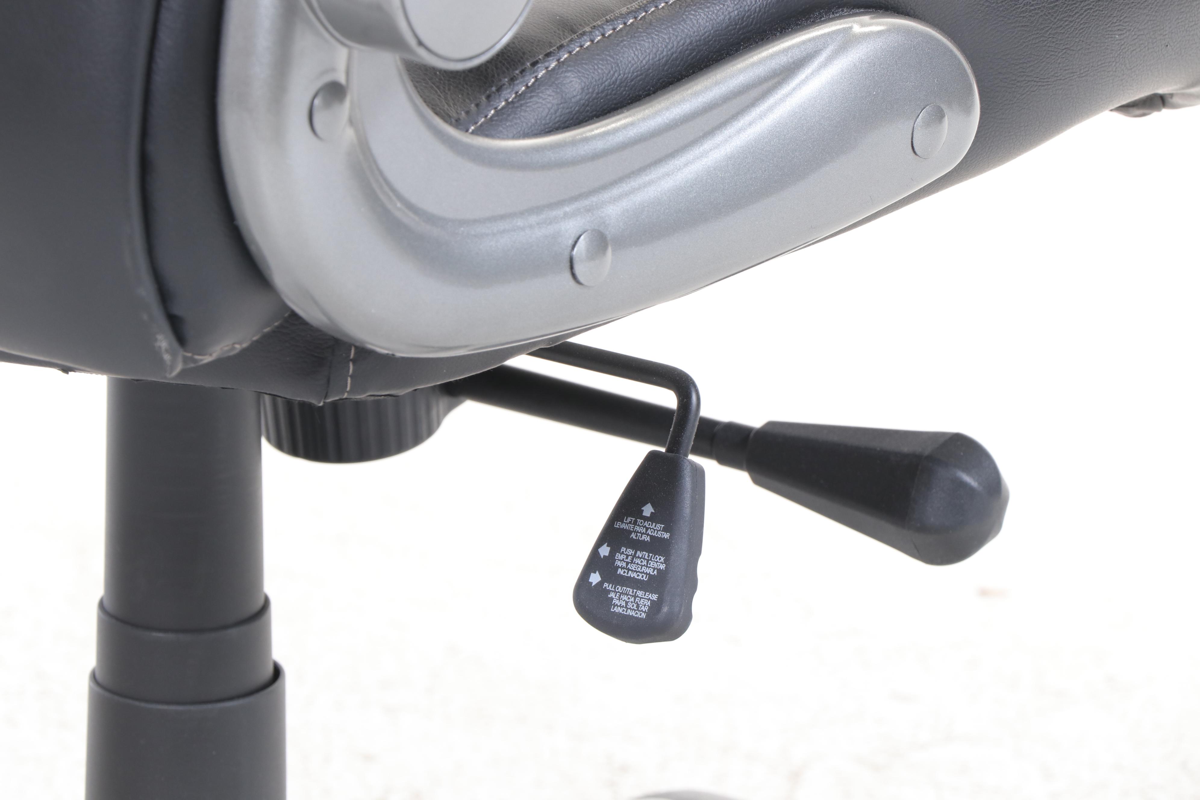 Worklife Brands Black Faux Leather Office Chair