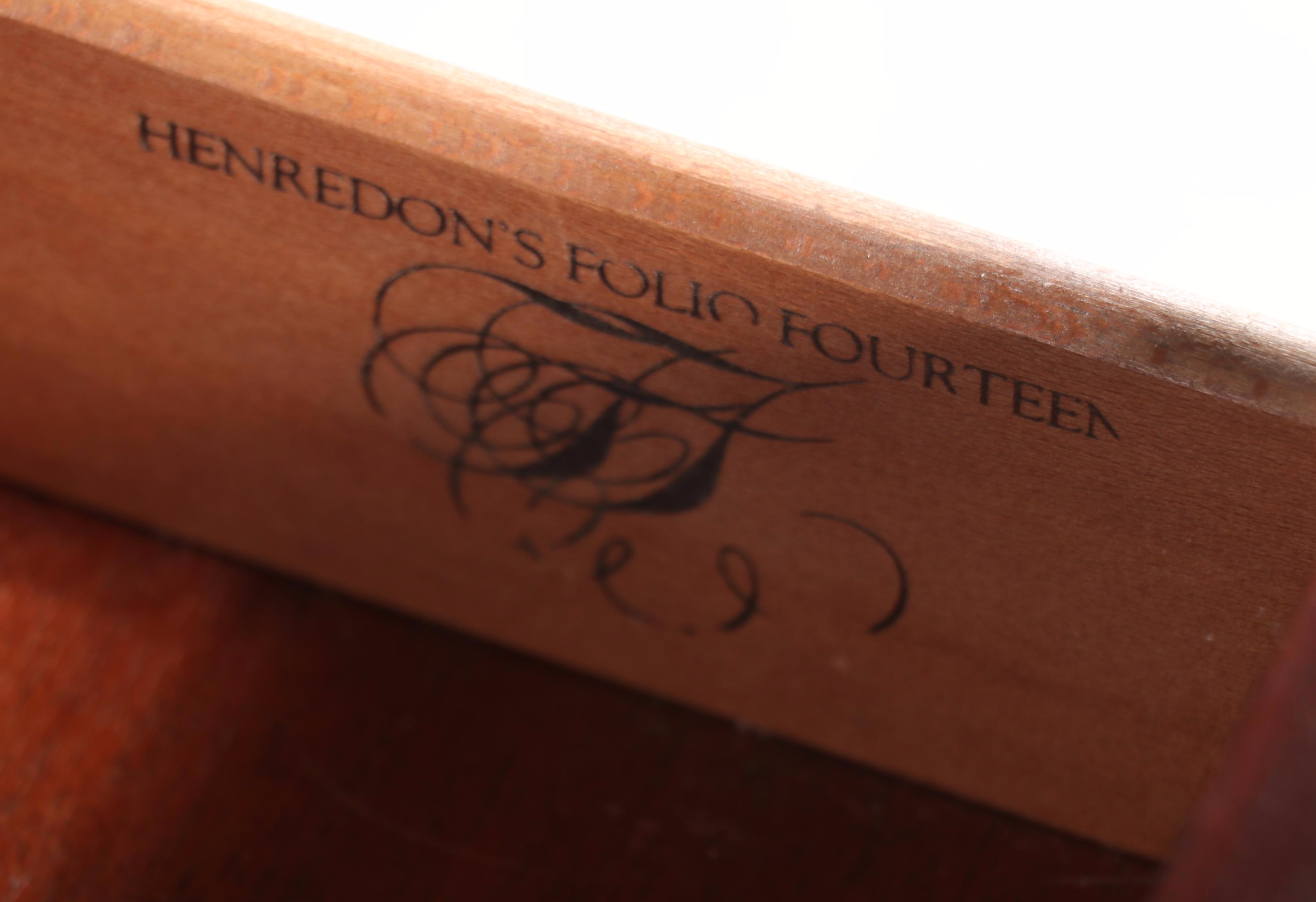 Pair of Henredon's Folio Fourteen Federal Style Block Front Bachelor's Chests