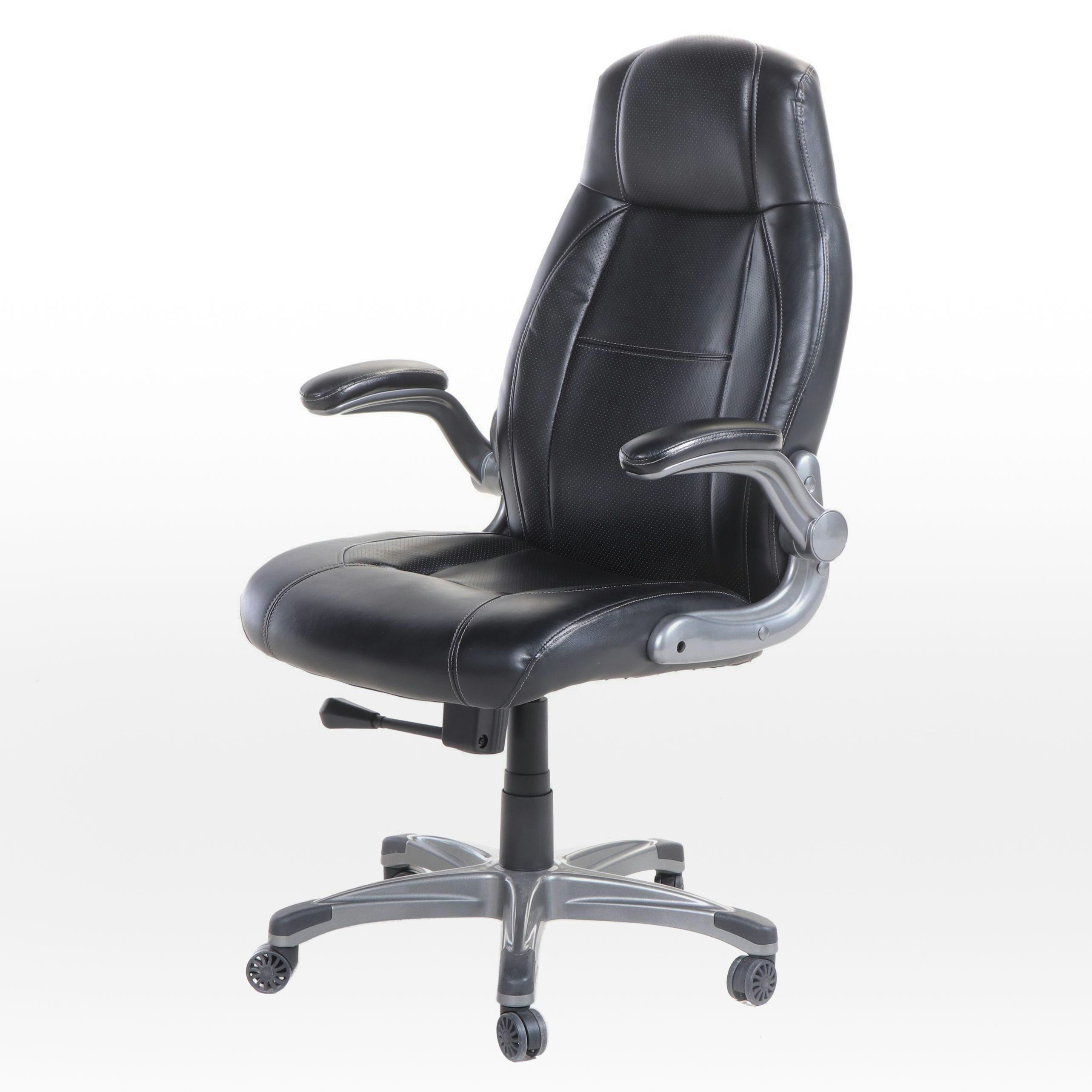 Worklife Brands Black Faux Leather Office Chair