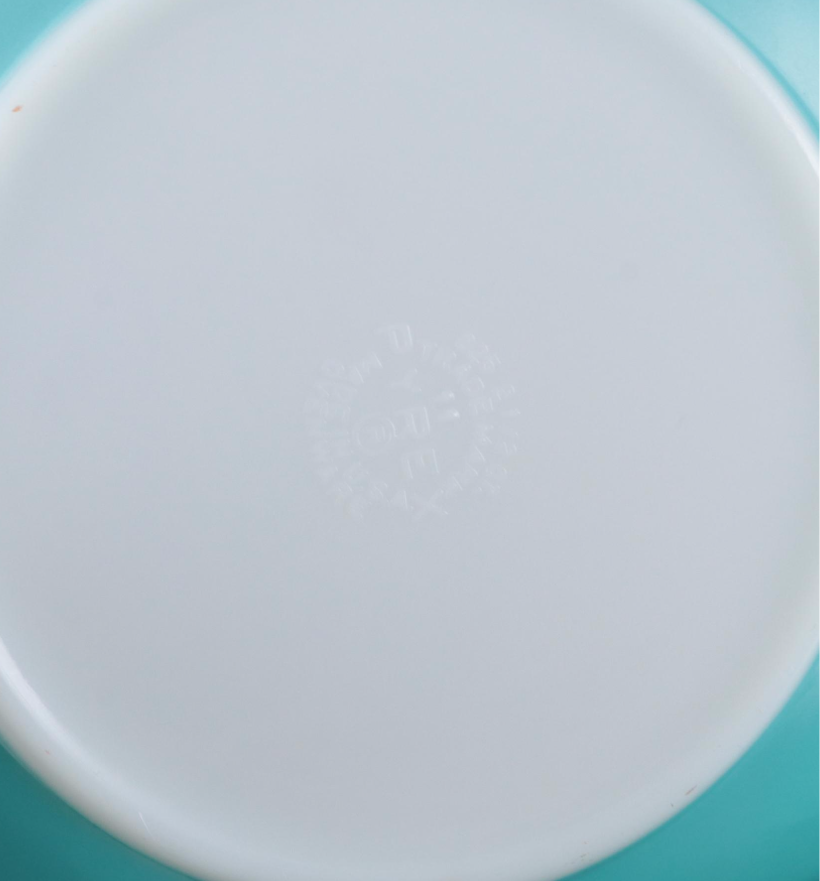 Pyrex Turquoise Glass Chip and Dip Set, Mid-20th C.