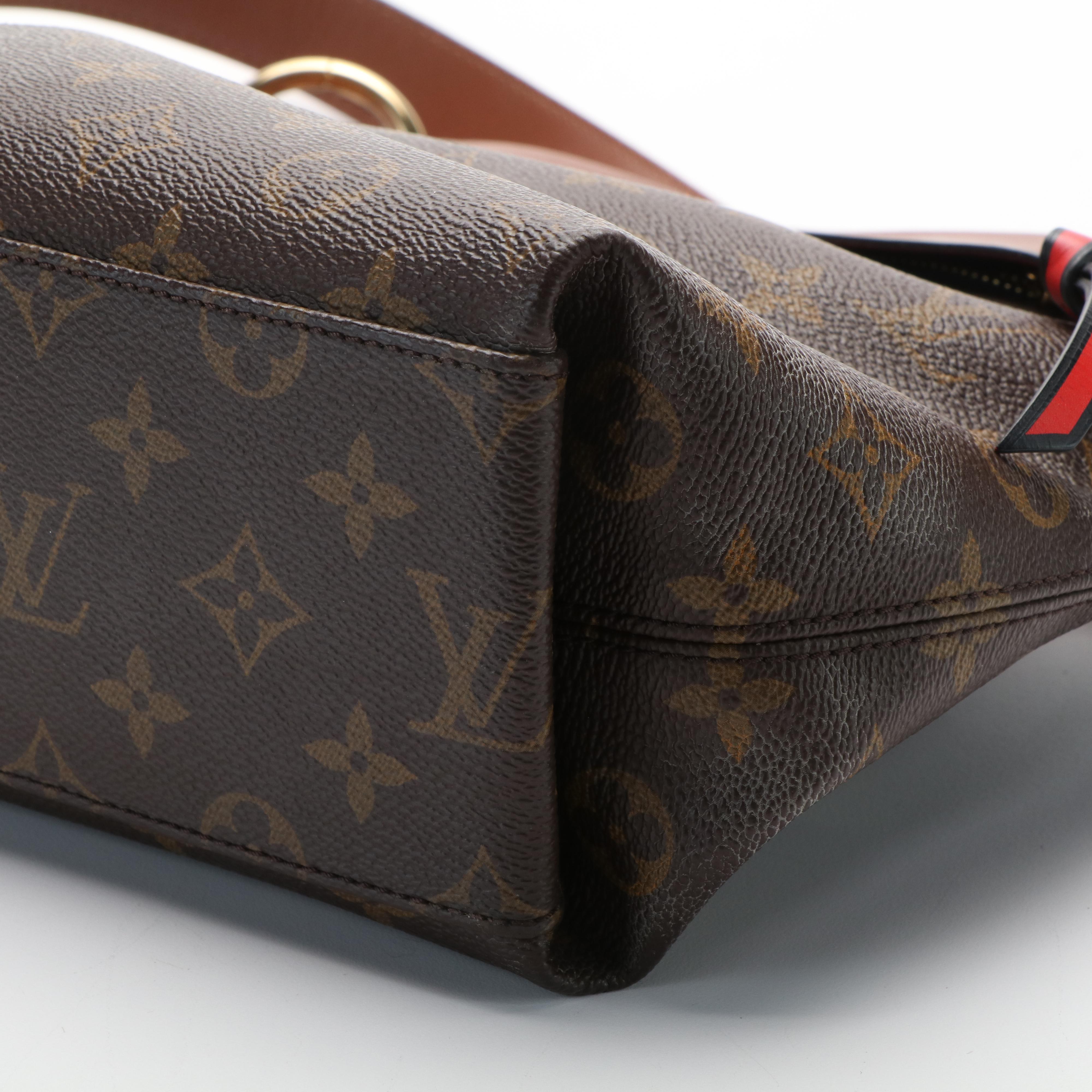 Louis Vuitton Tuileries Besace Hobo Bag in Monogram Coated Canvas and Leather