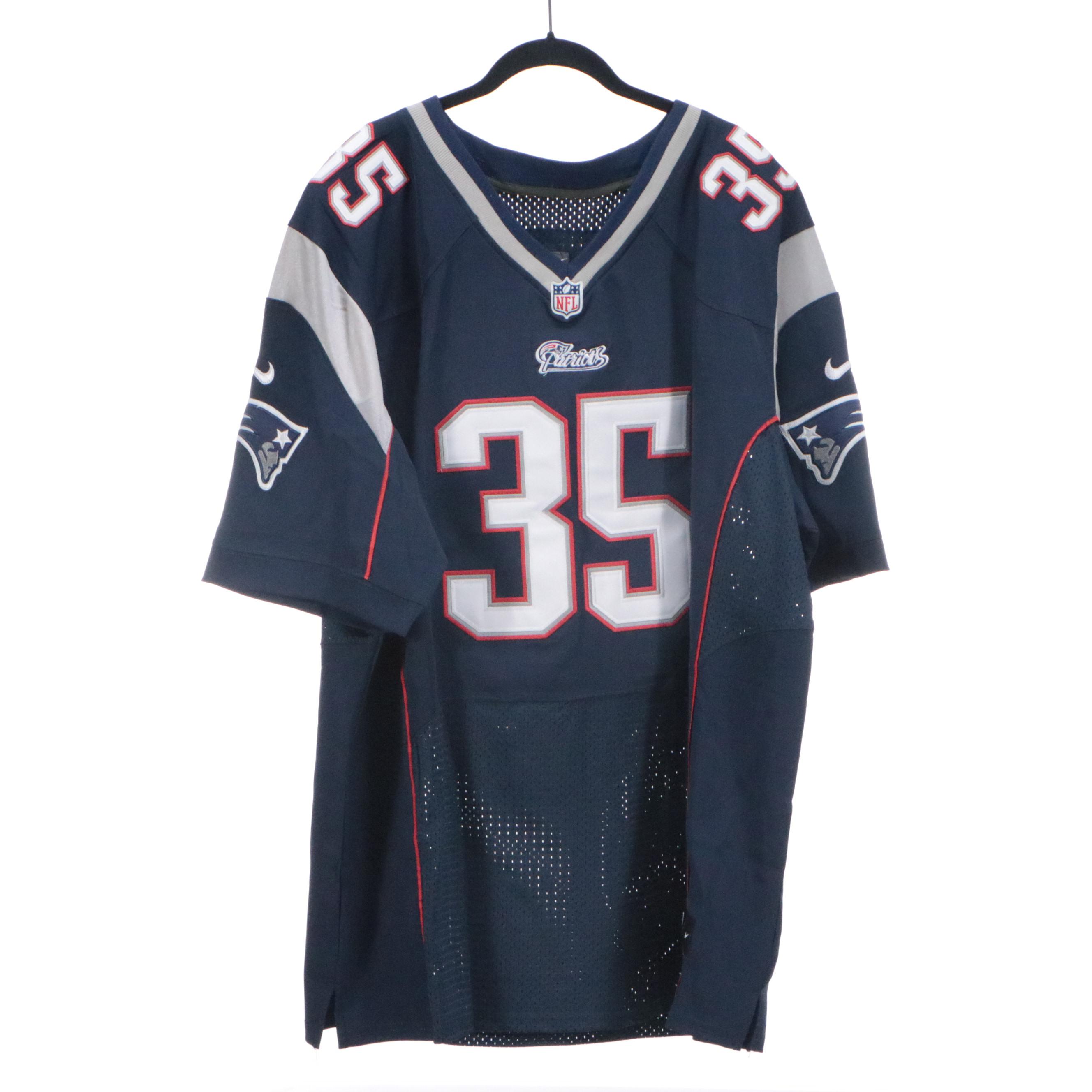 Patrick Pass Signed New England Patriots Nike Football Jersey