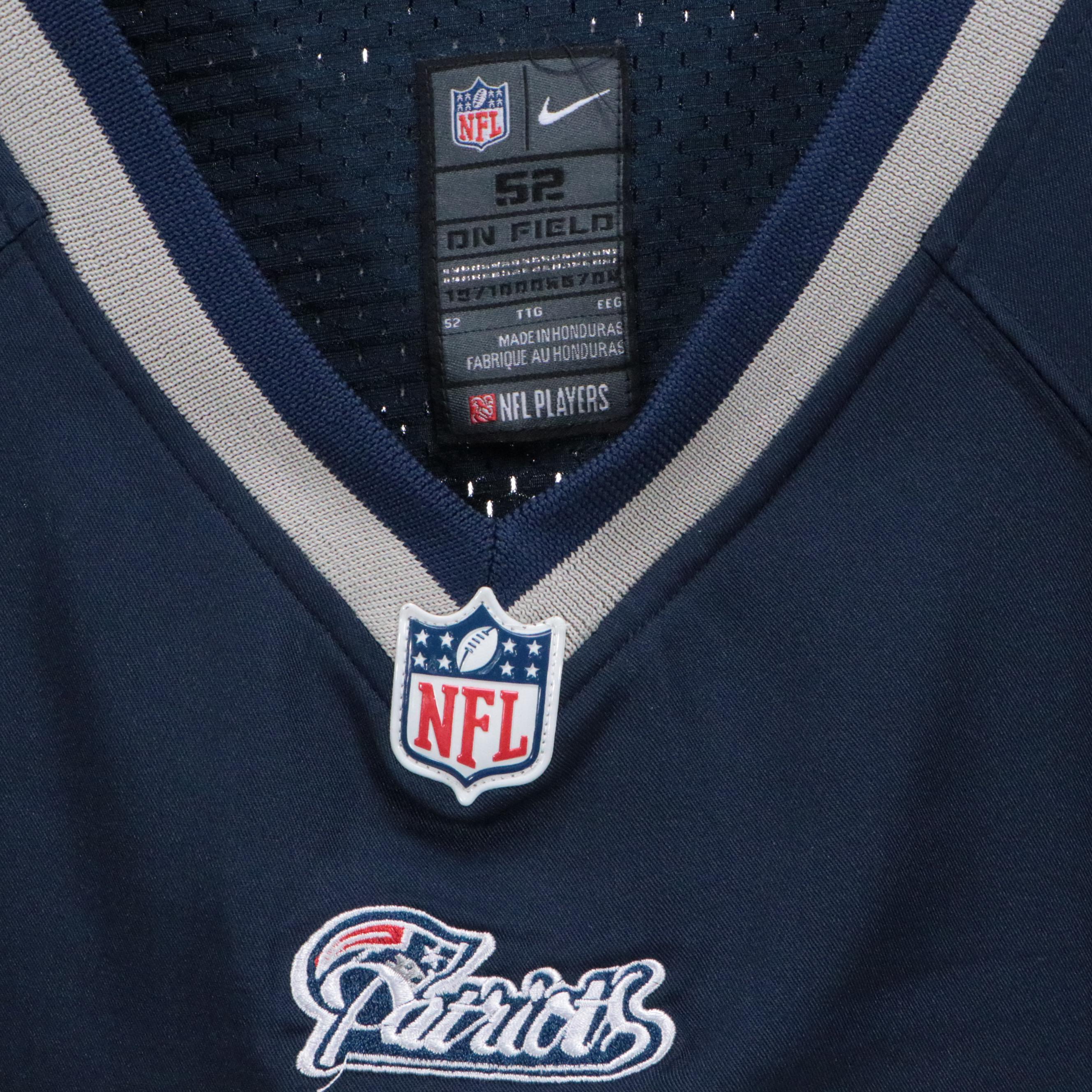 Patrick Pass Signed New England Patriots Nike Football Jersey