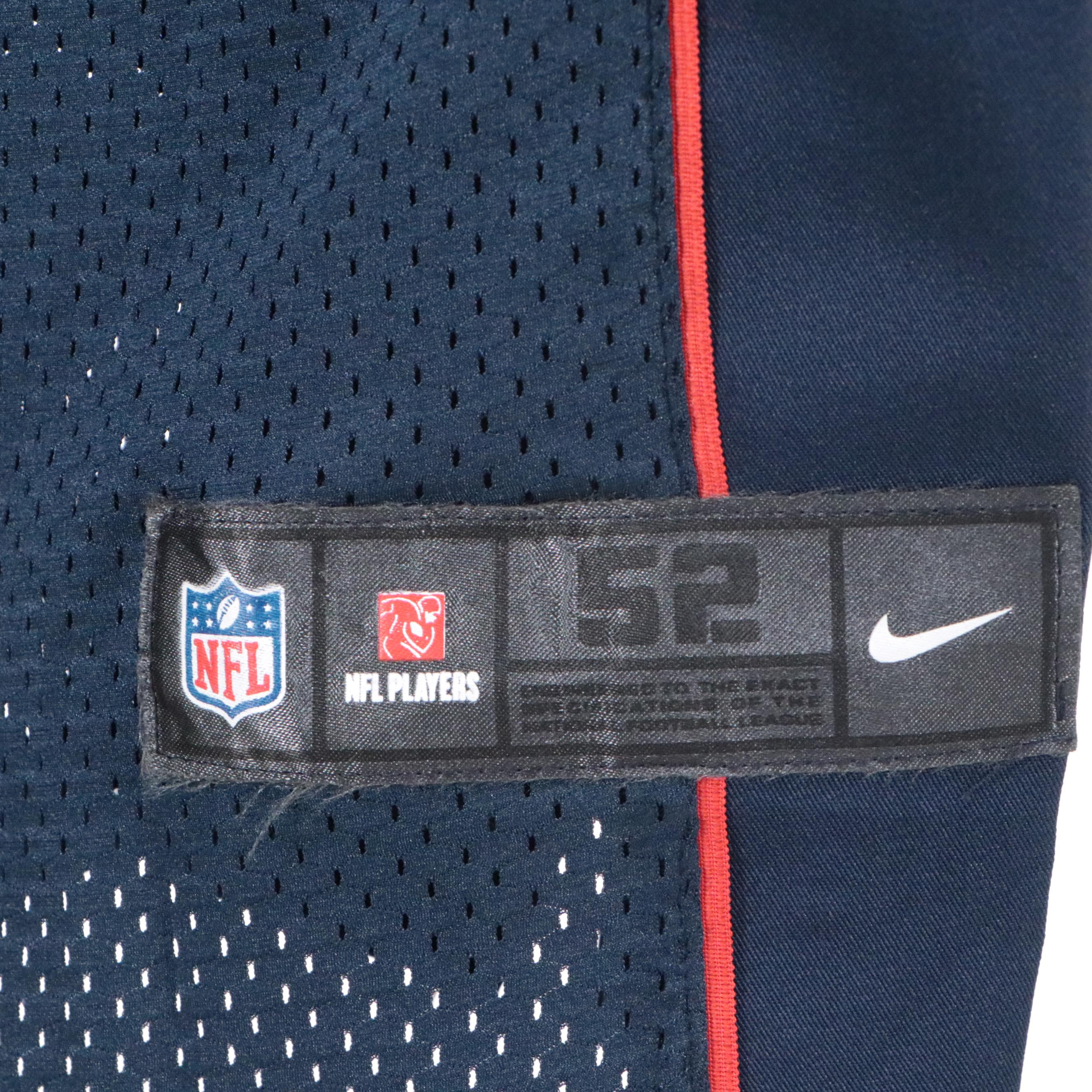 Patrick Pass Signed New England Patriots Nike Football Jersey