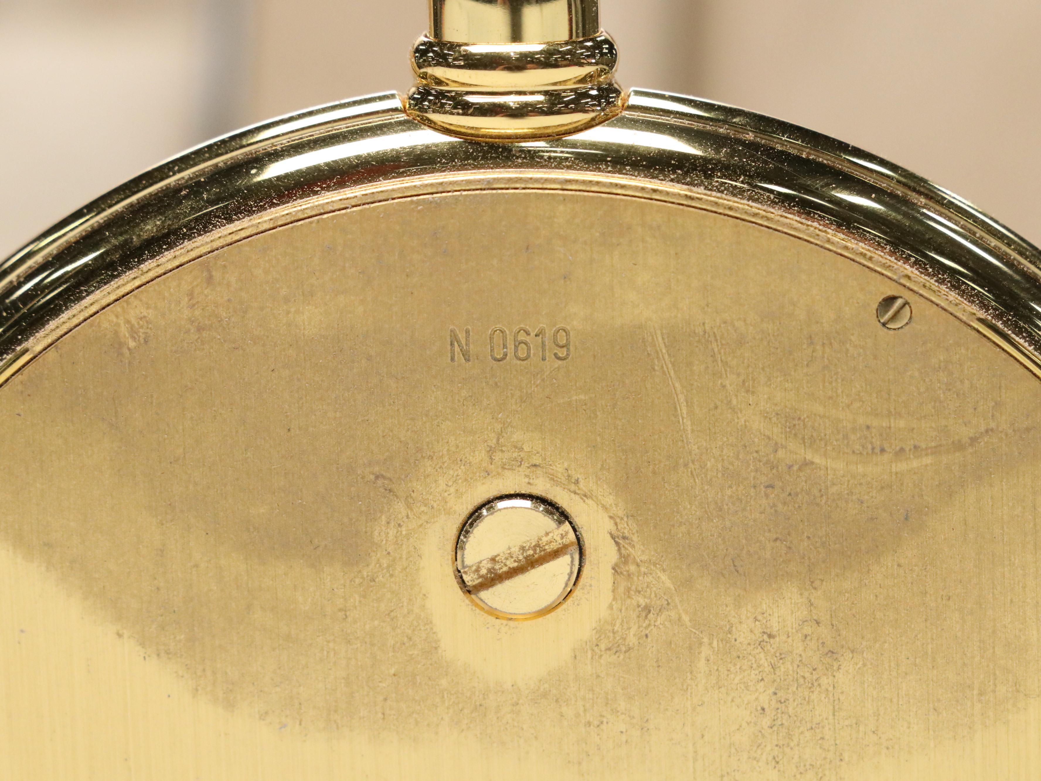 Audemars Piguet Brass Perpetual Desk Calendar with Leather Travel Case