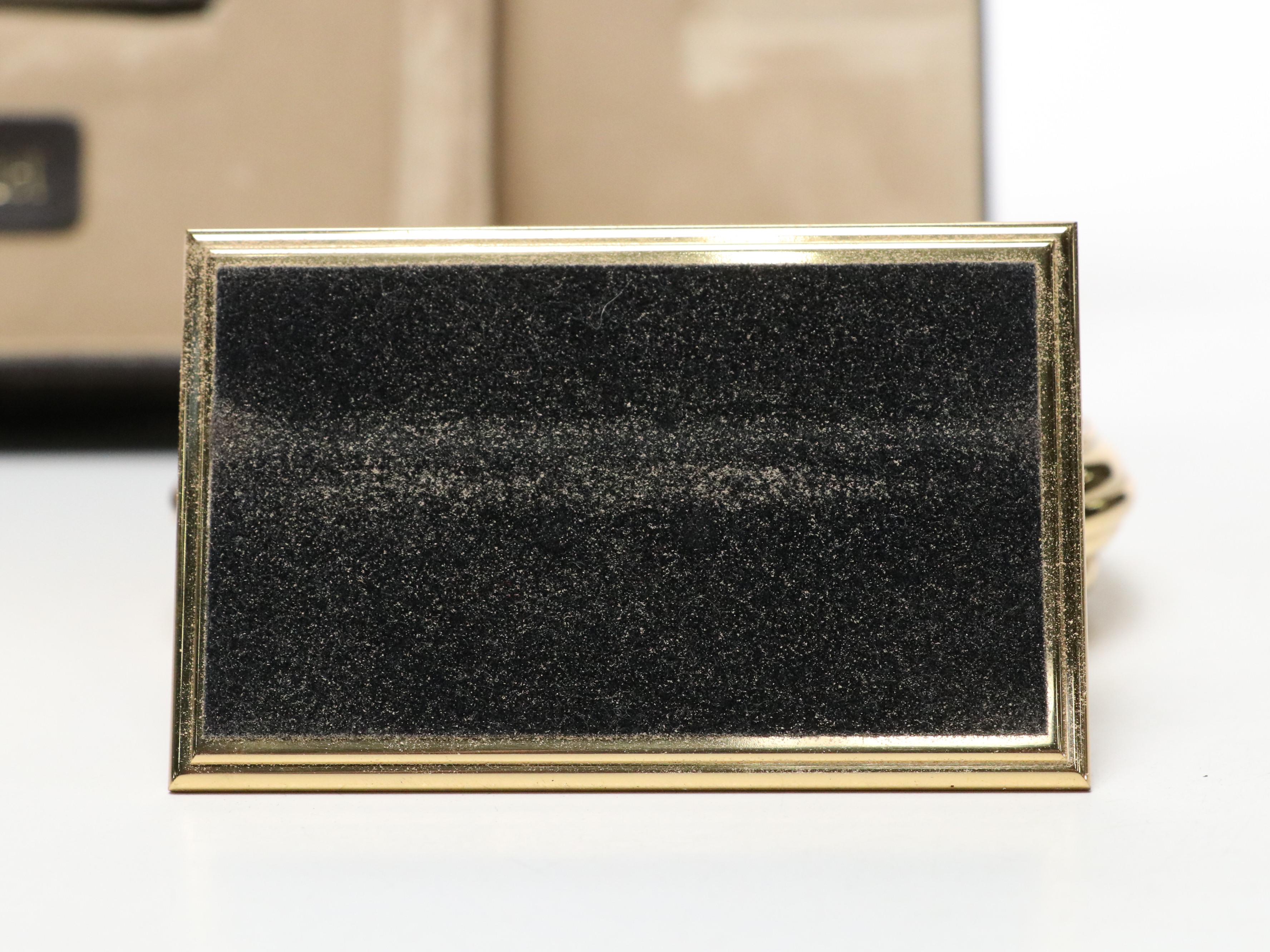 Audemars Piguet Brass Perpetual Desk Calendar with Leather Travel Case