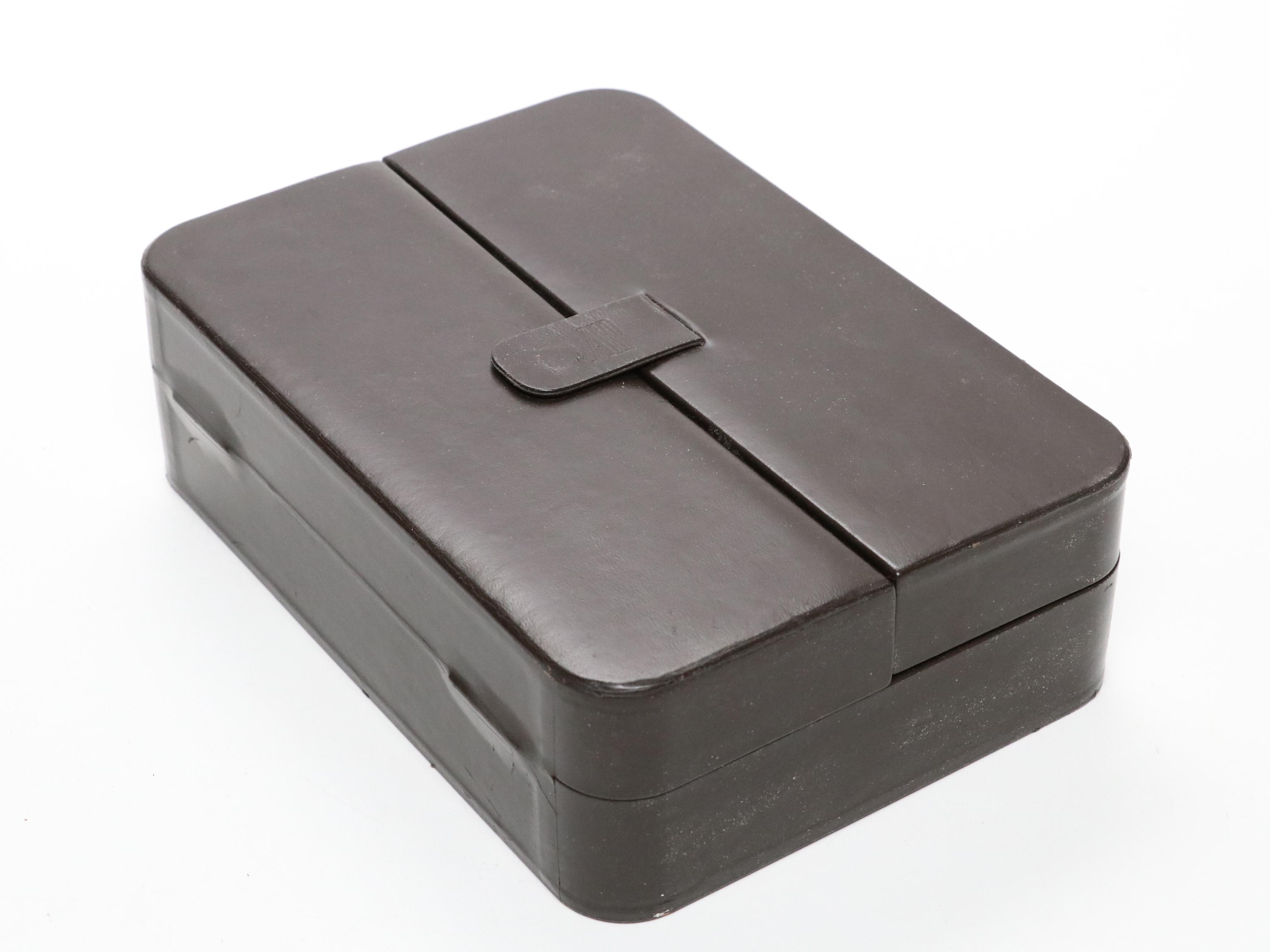 Audemars Piguet Brass Perpetual Desk Calendar with Leather Travel Case