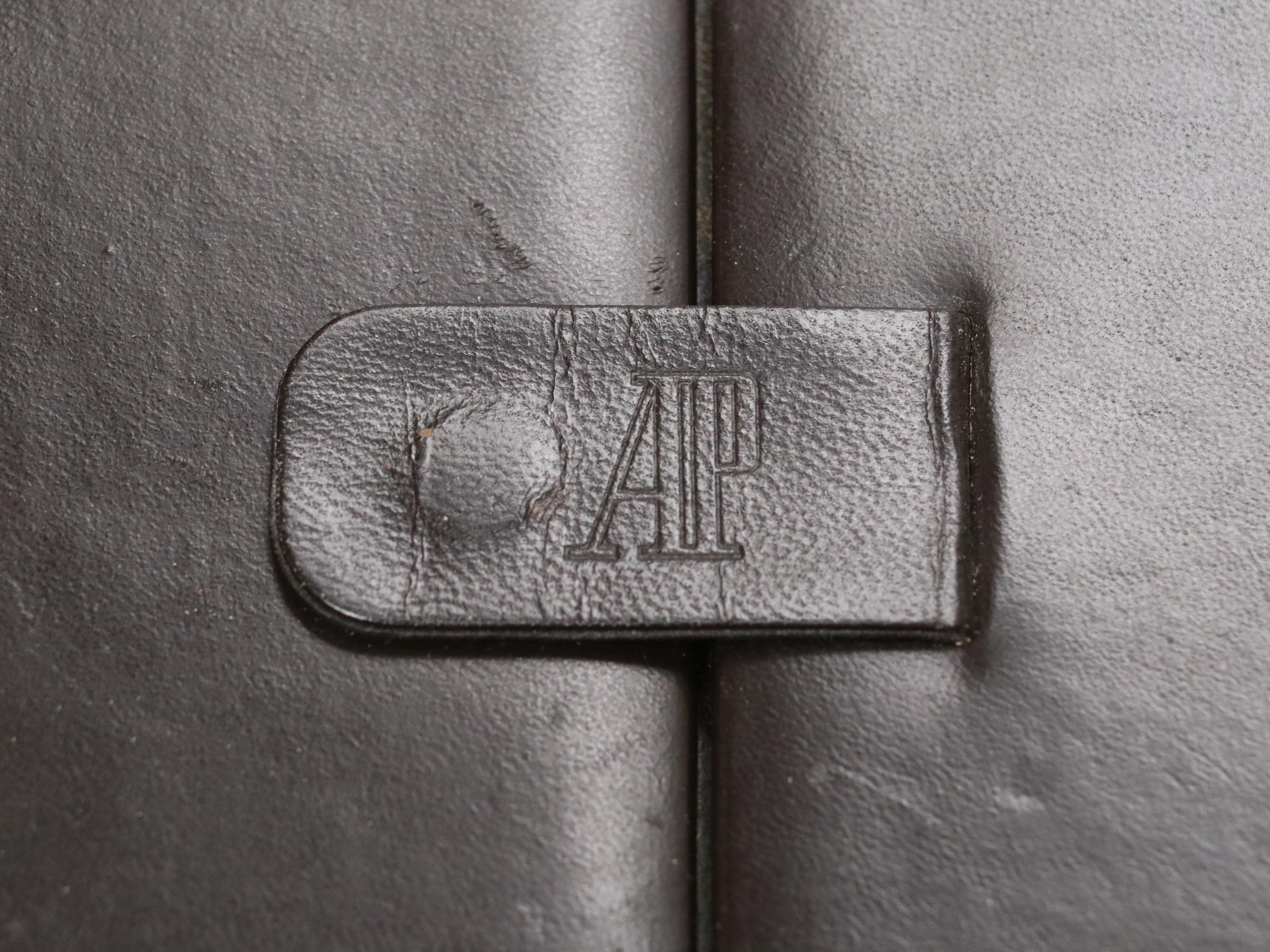 Audemars Piguet Brass Perpetual Desk Calendar with Leather Travel Case