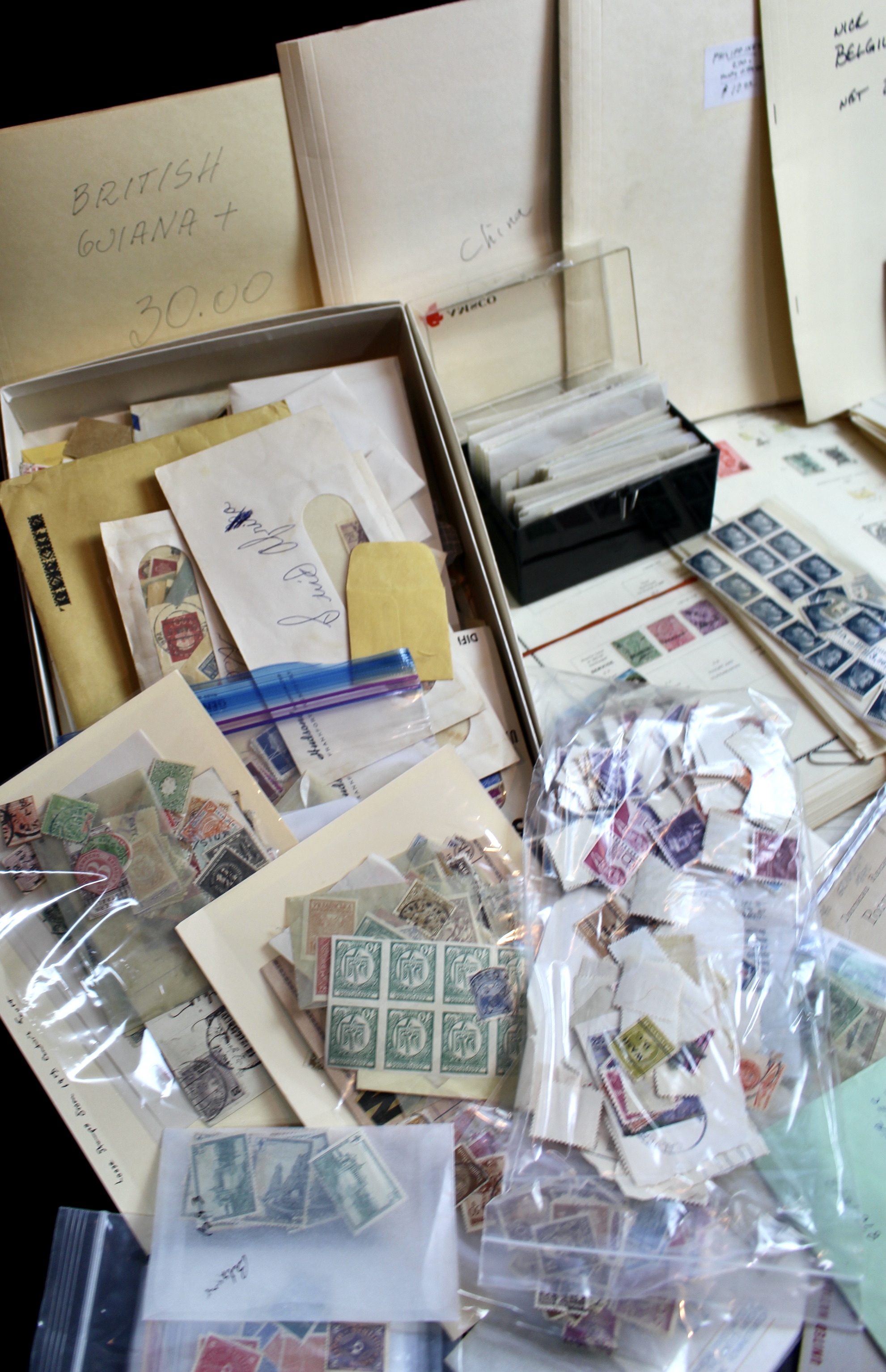 Over Sixteen Pounds of Foreign Postage Stamps