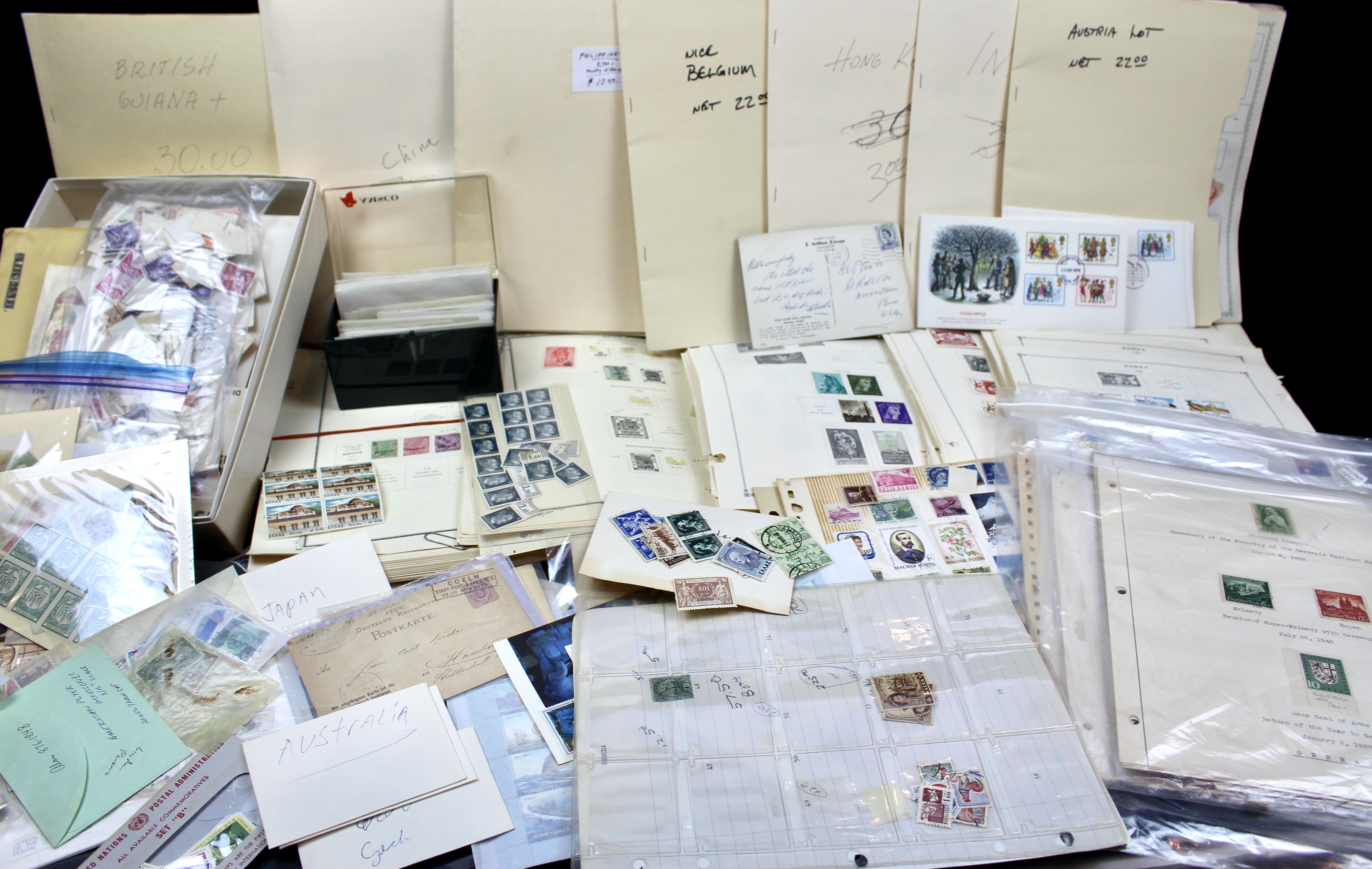 Over Sixteen Pounds of Foreign Postage Stamps