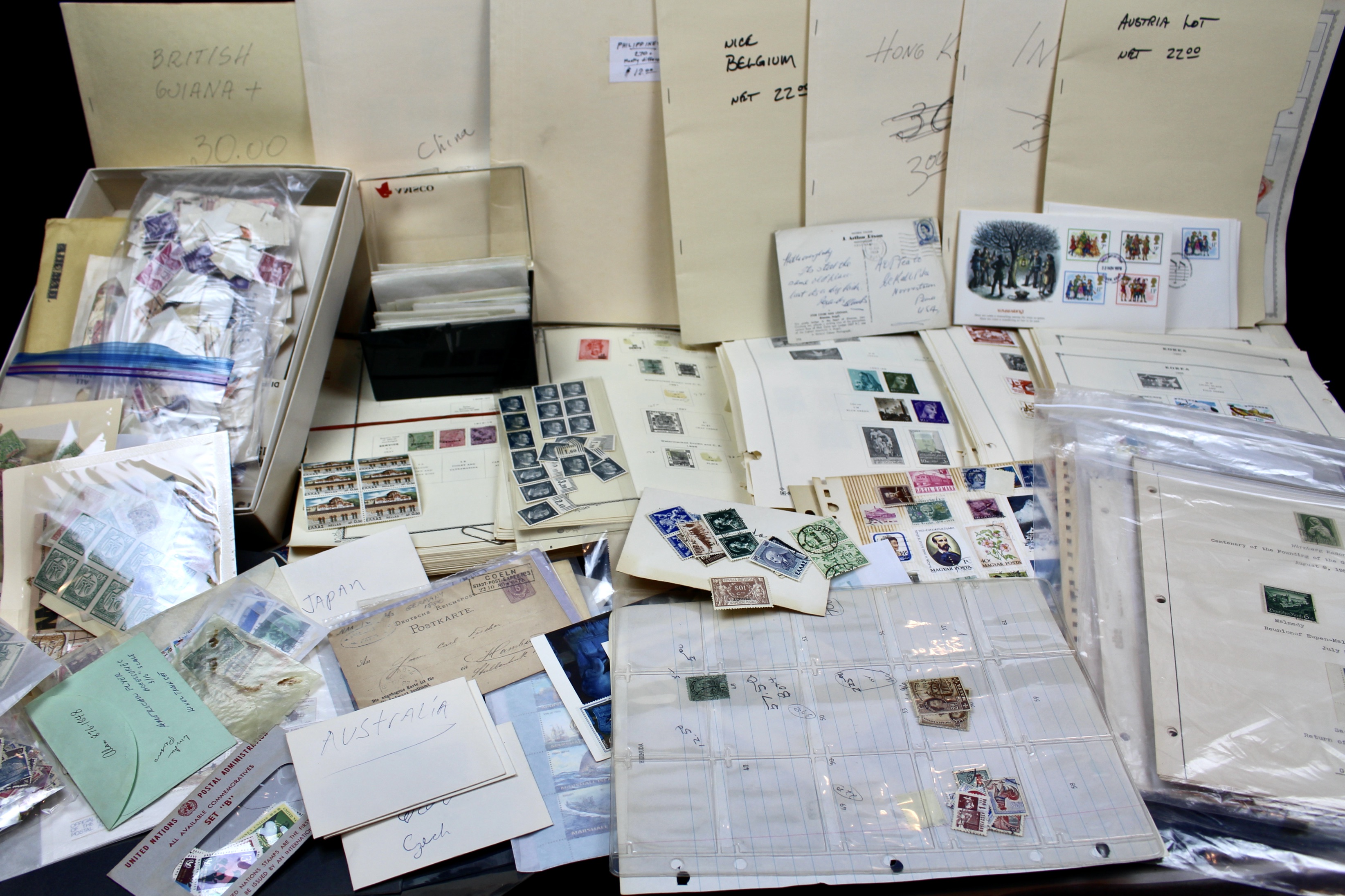 Over Sixteen Pounds of Foreign Postage Stamps