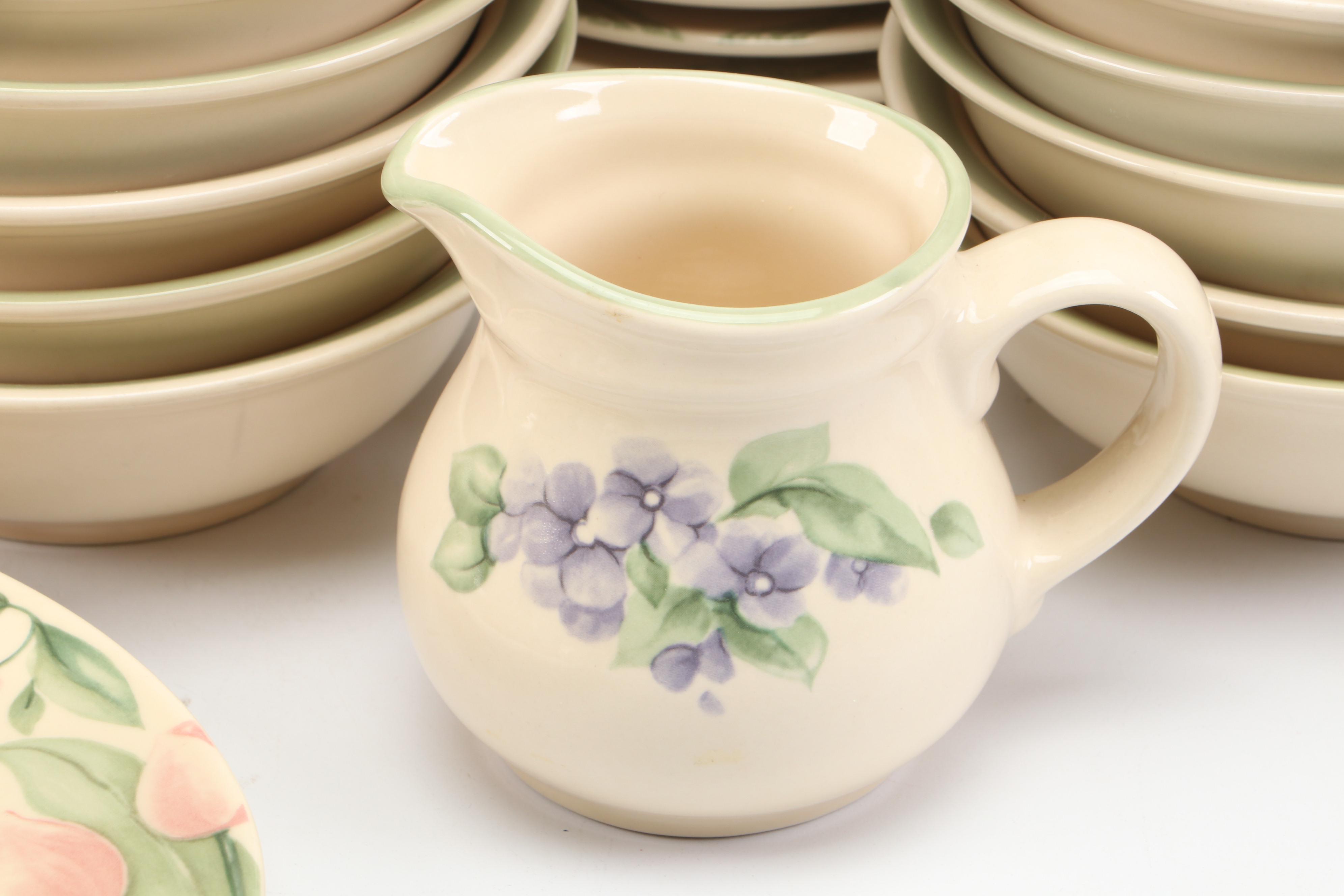 Pfaltzgraff "Garden Party" Ceramic Dinner Plates, Salad Plates and More