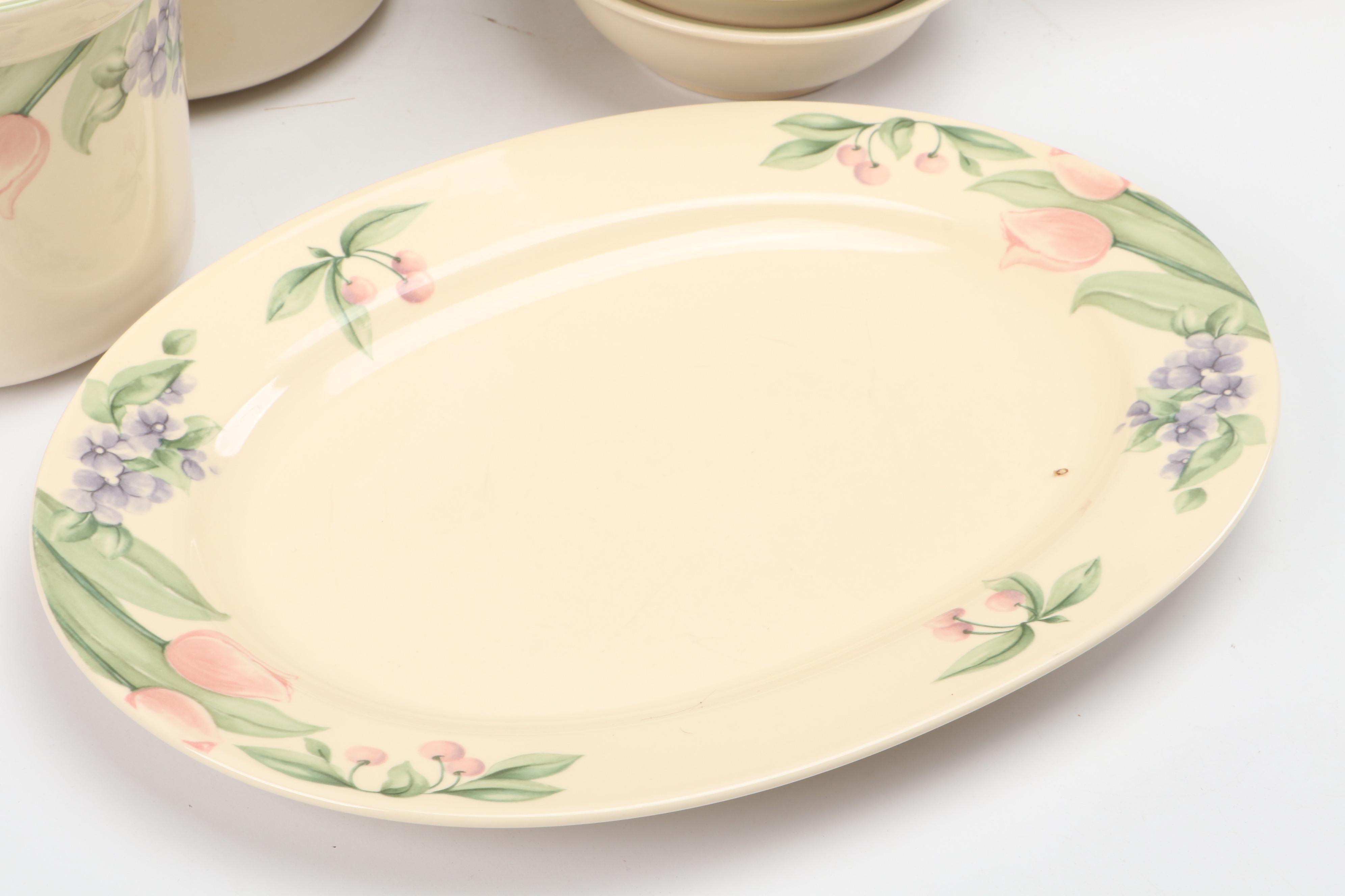 Pfaltzgraff "Garden Party" Ceramic Dinner Plates, Salad Plates and More