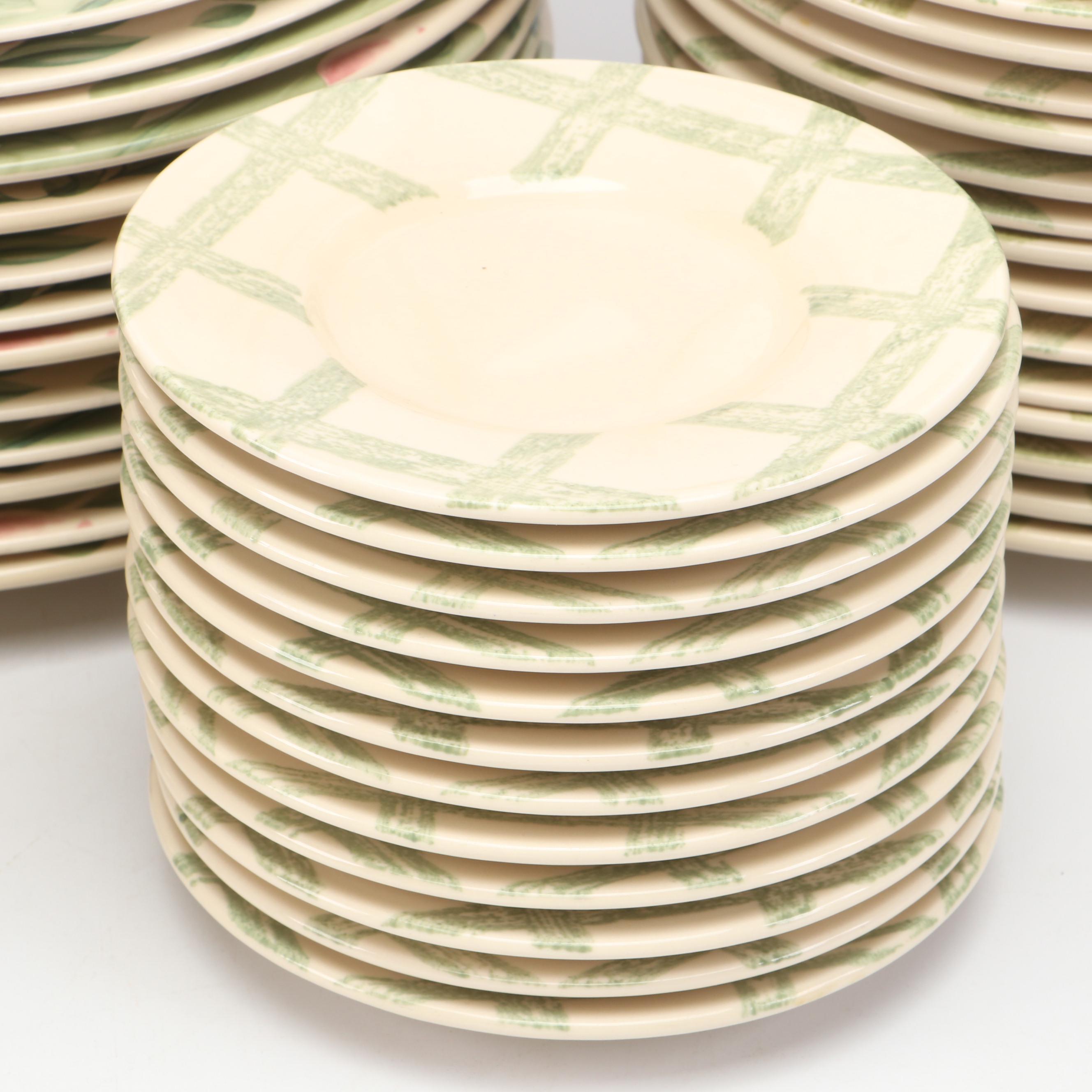 Pfaltzgraff "Garden Party" Ceramic Dinner Plates, Salad Plates and More