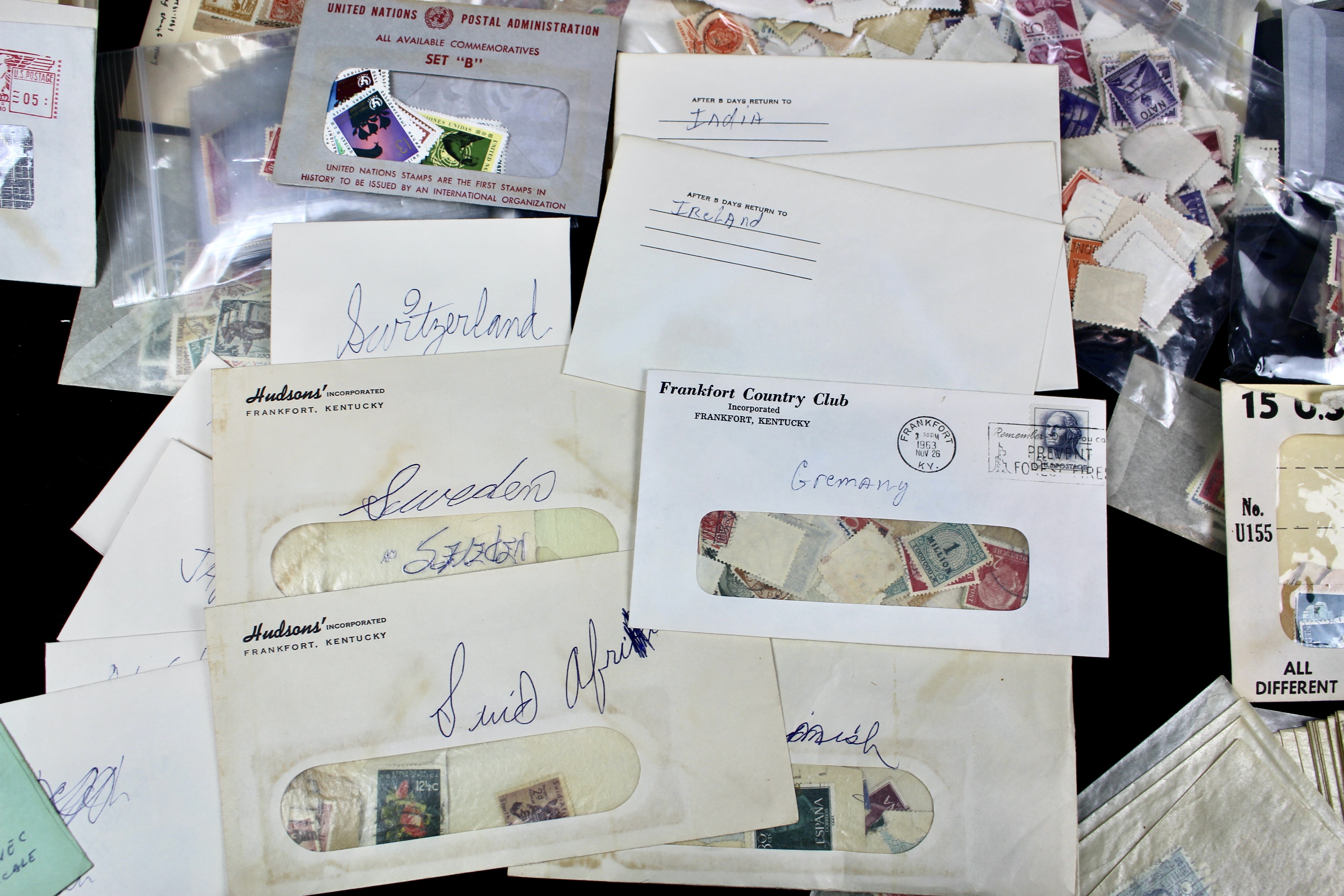 Over Sixteen Pounds of Foreign Postage Stamps