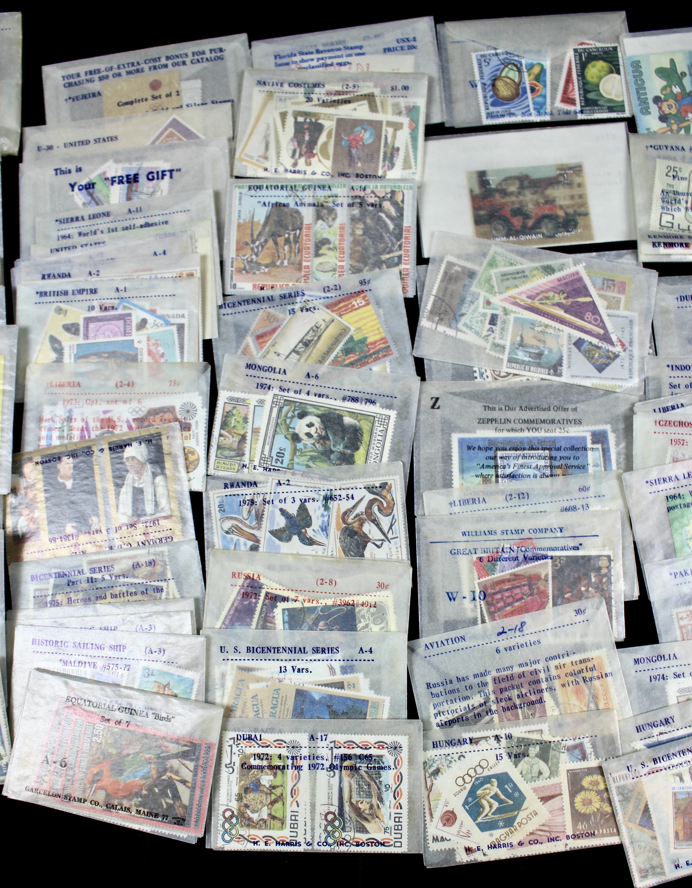 Over Sixteen Pounds of Foreign Postage Stamps