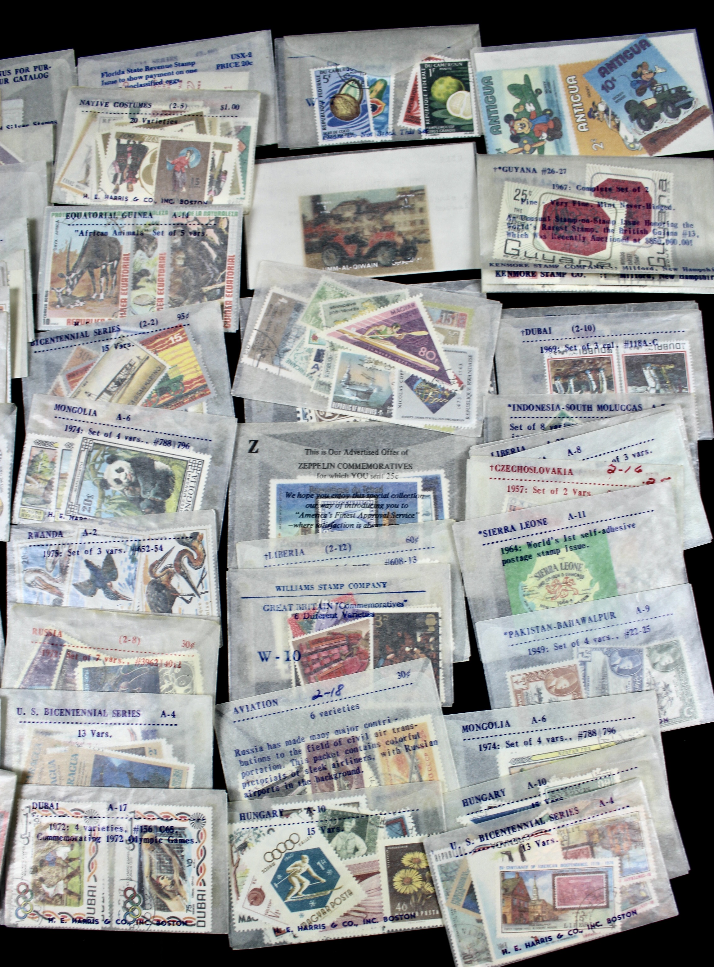 Over Sixteen Pounds of Foreign Postage Stamps