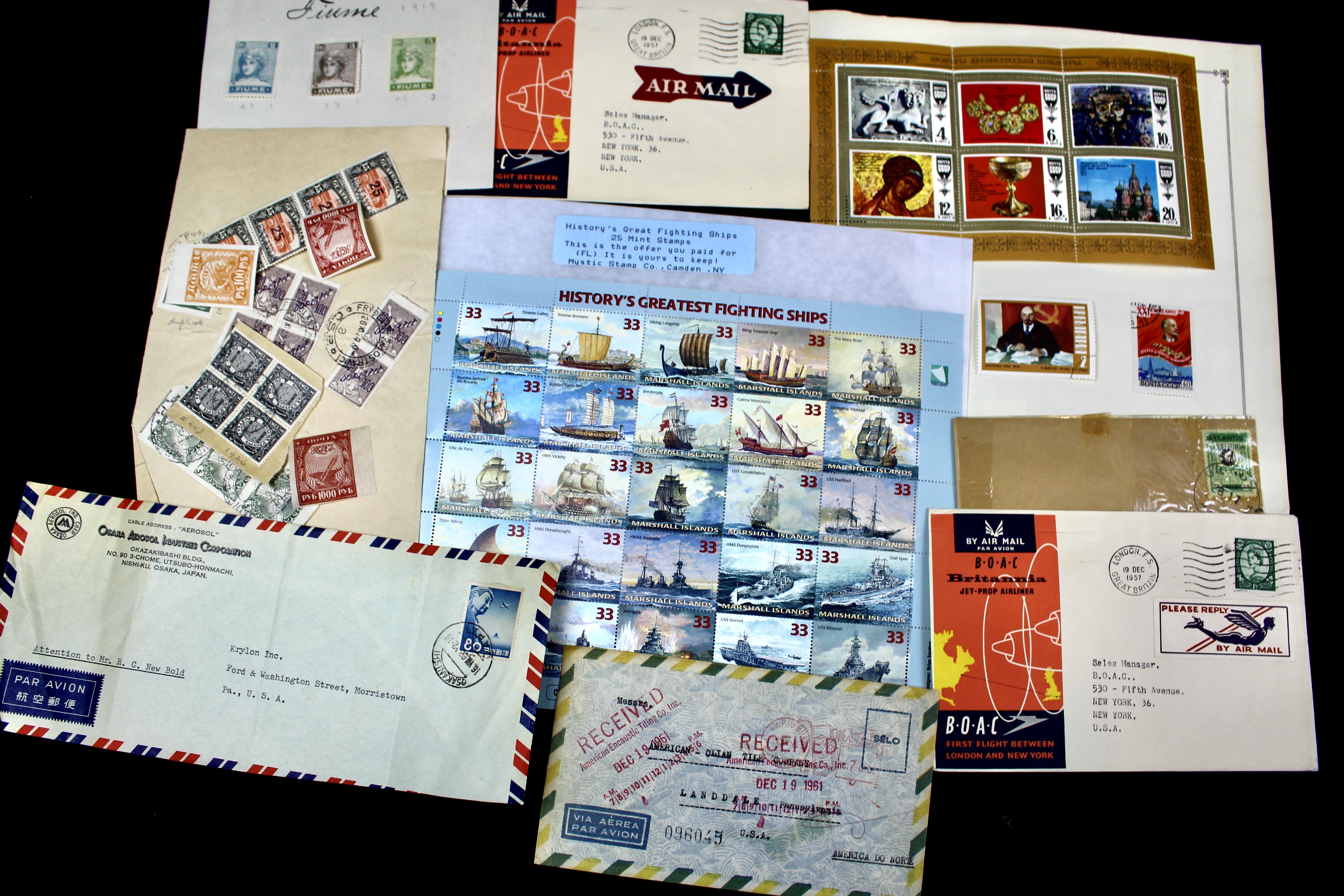 Over Sixteen Pounds of Foreign Postage Stamps