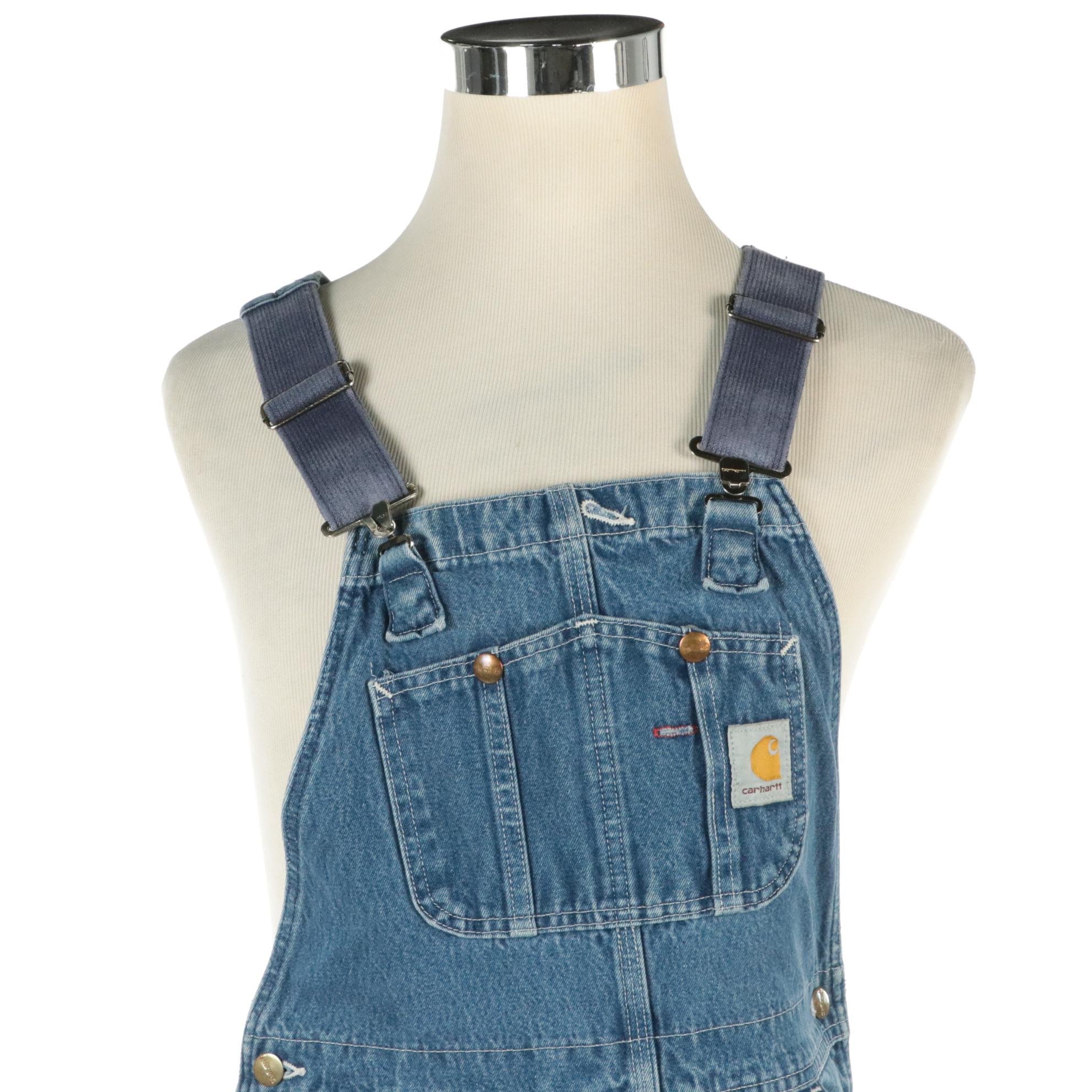 Men's Carhartt R07 and R08 Unlined Denim Overalls