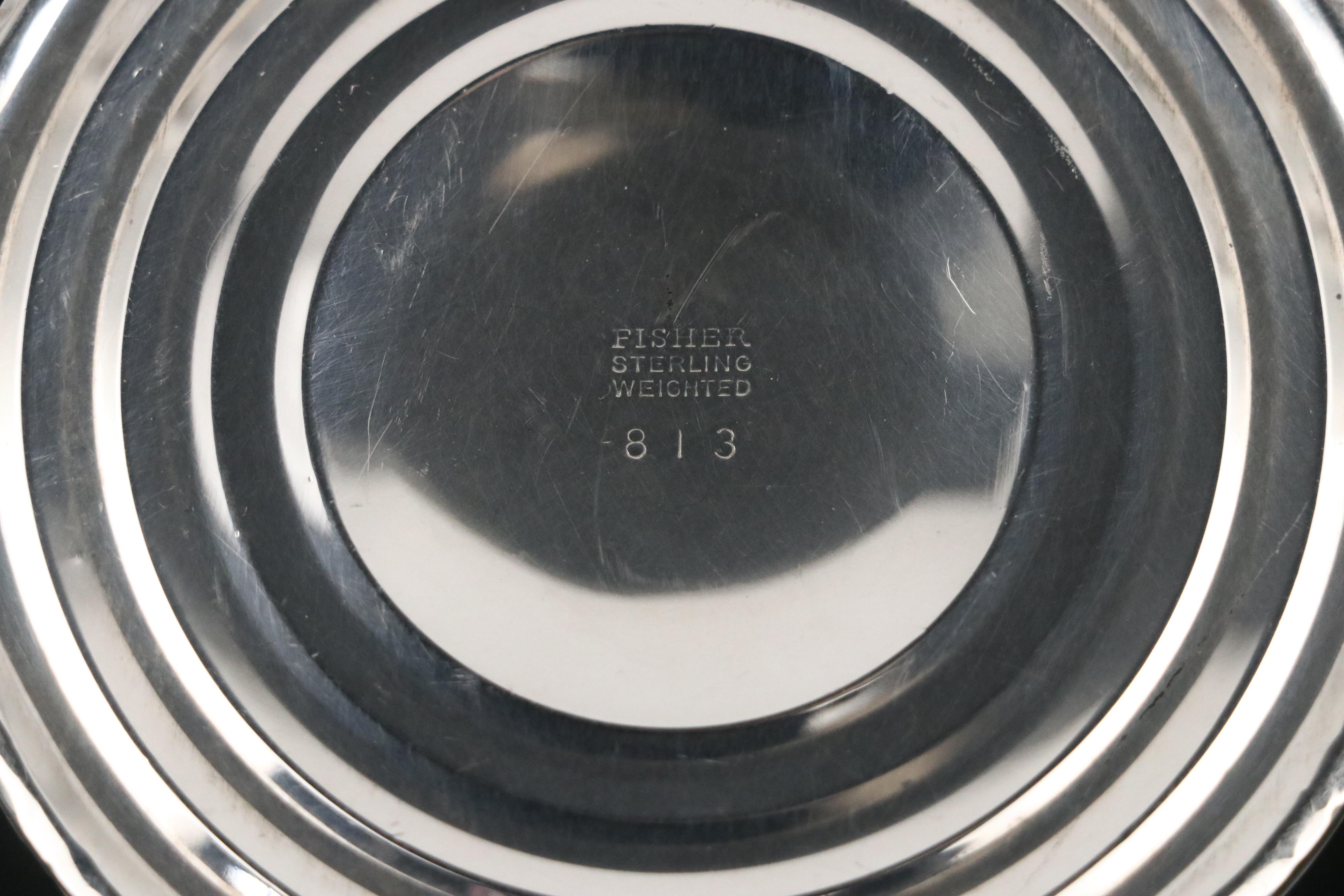 Towle, Revere and Fisher Sterling Silver Candlesticks