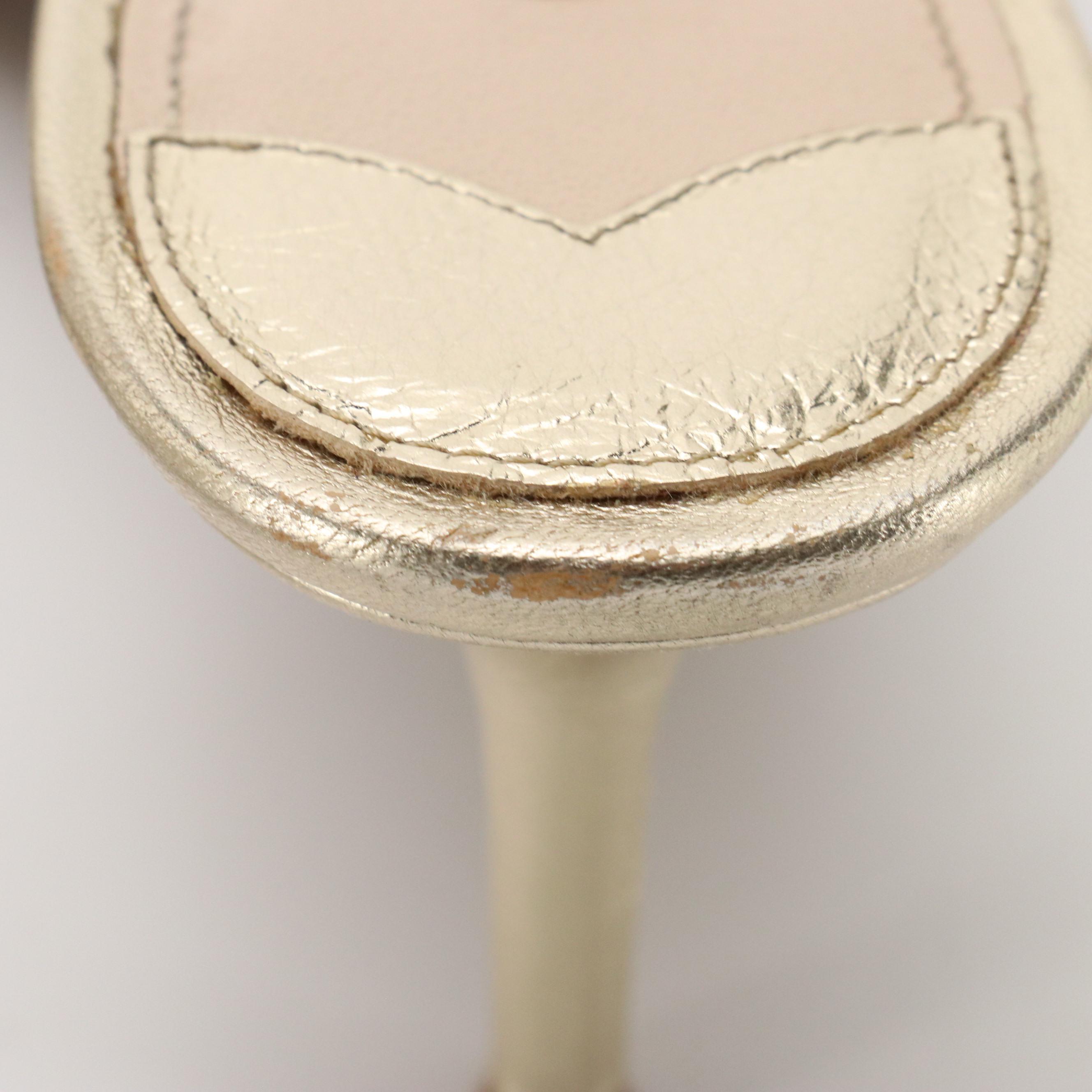 Prada Rhinestone and Bead Embellished Criss-Cross Heeled Sandals in Box