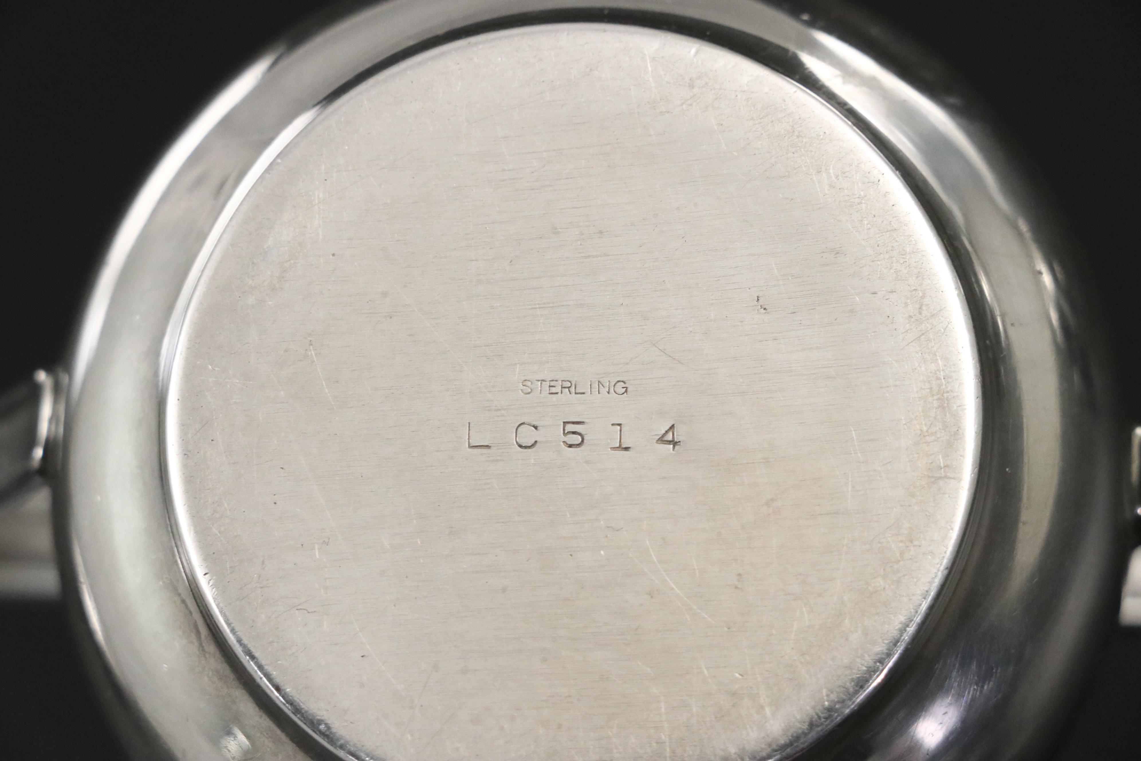 Reed and Barton Sterling Bonbon Bowl with Lunt Napkin Clip and Tongs and Others