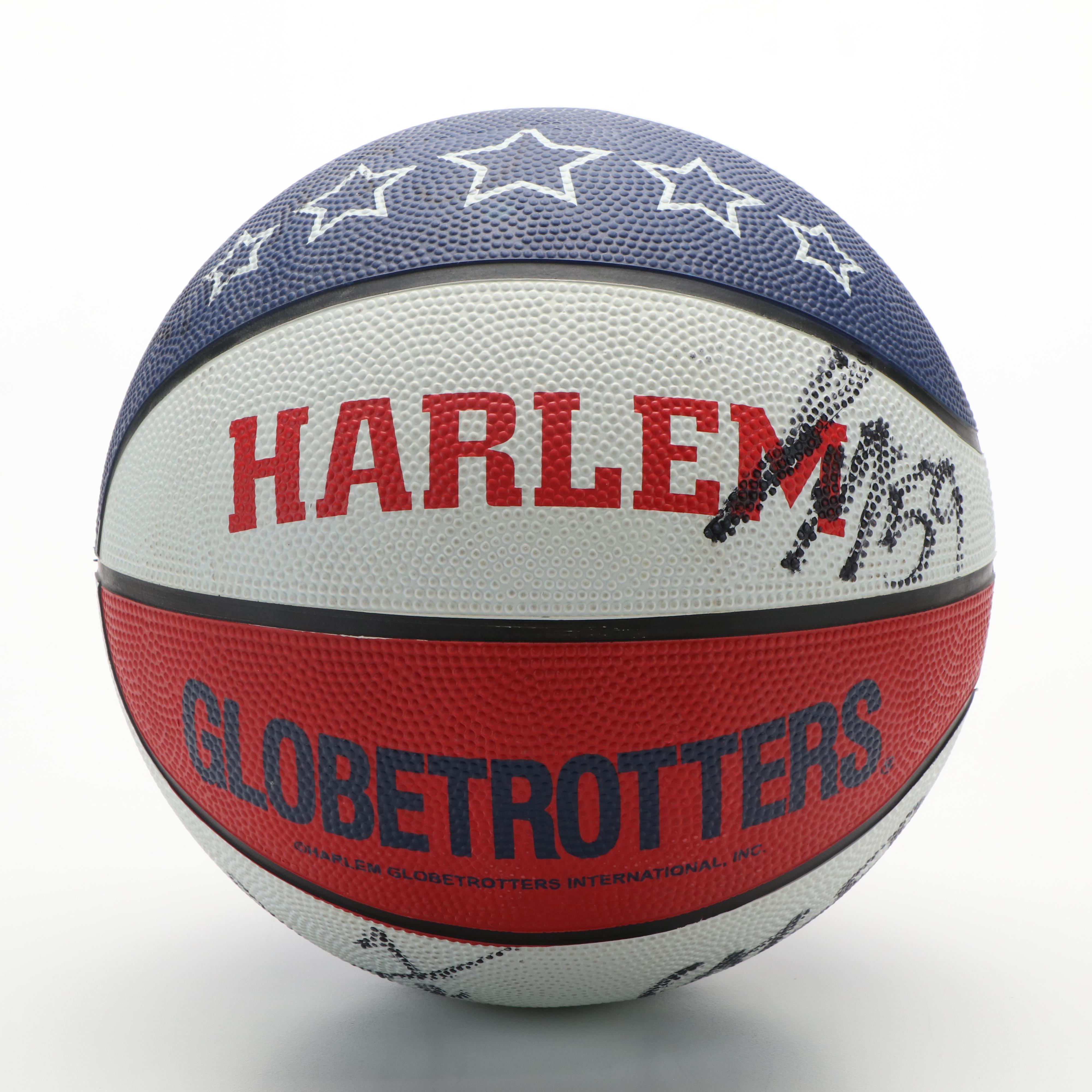 Harlem Globe Trotters Team Signed Baden Basketball