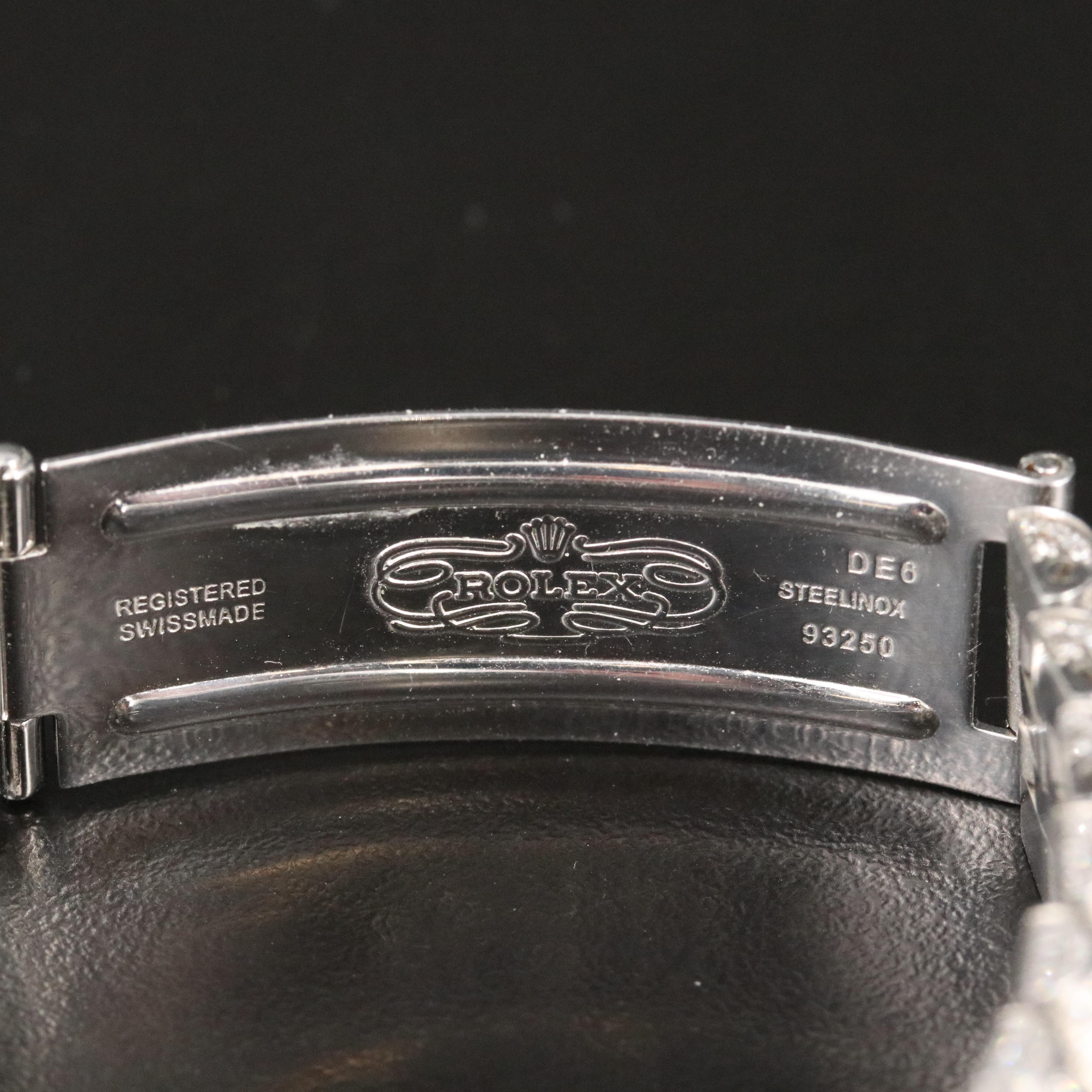 Rolex Datejust 16030 Custom 8.00 CTW Pavé Diamond Steel Automatic Watch