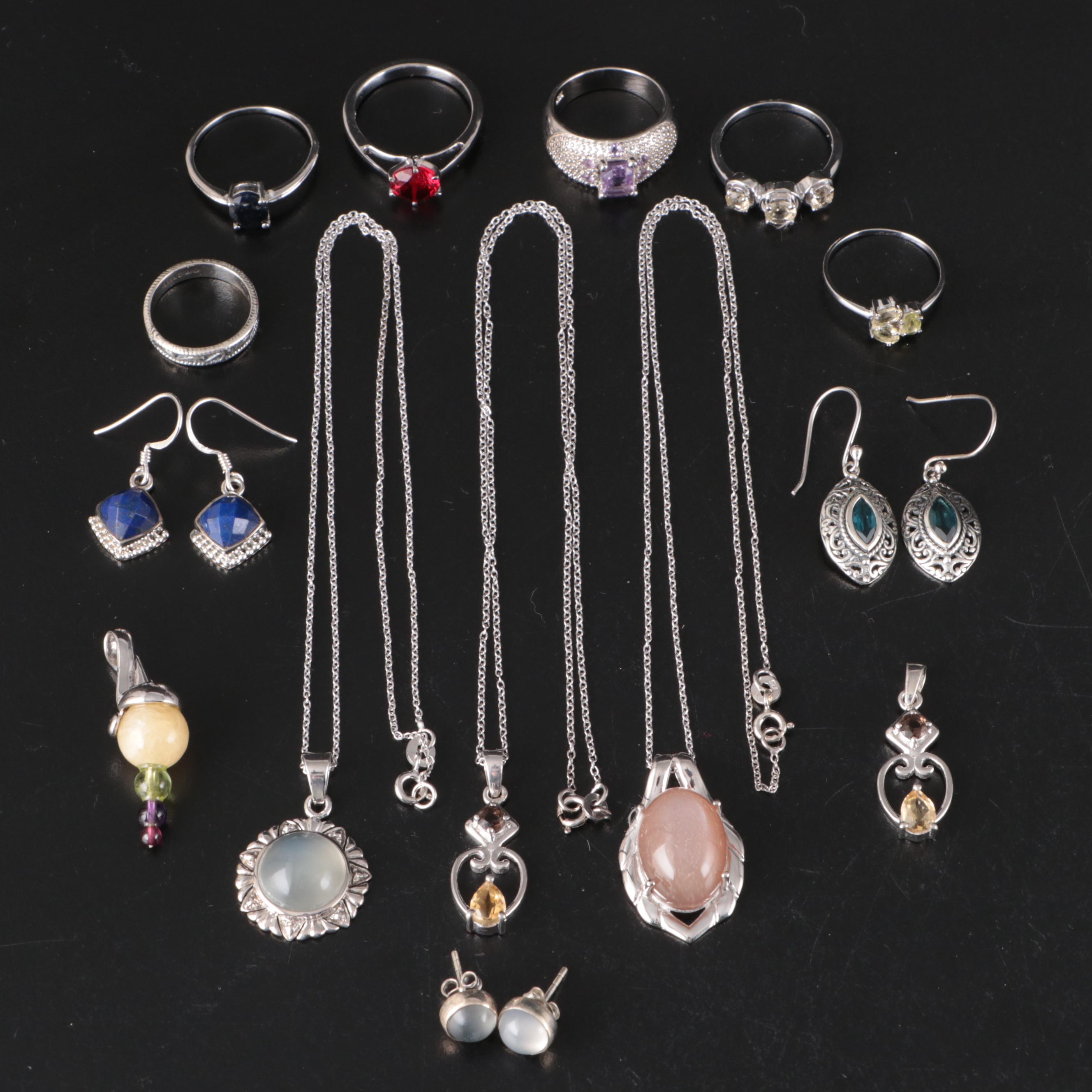 Sterling Gemstone Jewelry Collection