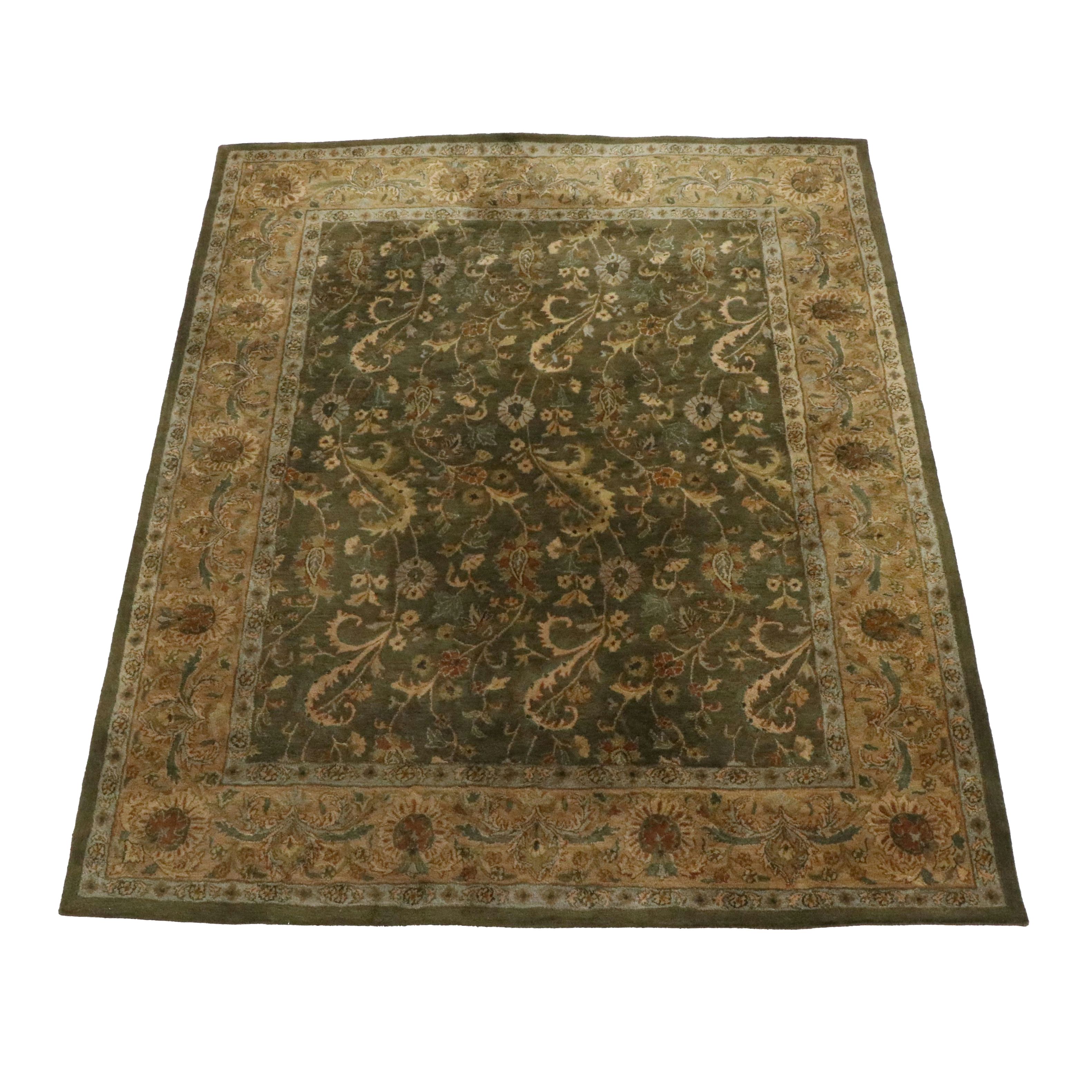 8'x 9'11 Hand-Tufted Pottery Barn Indian Agra "Astoria" Area Rug