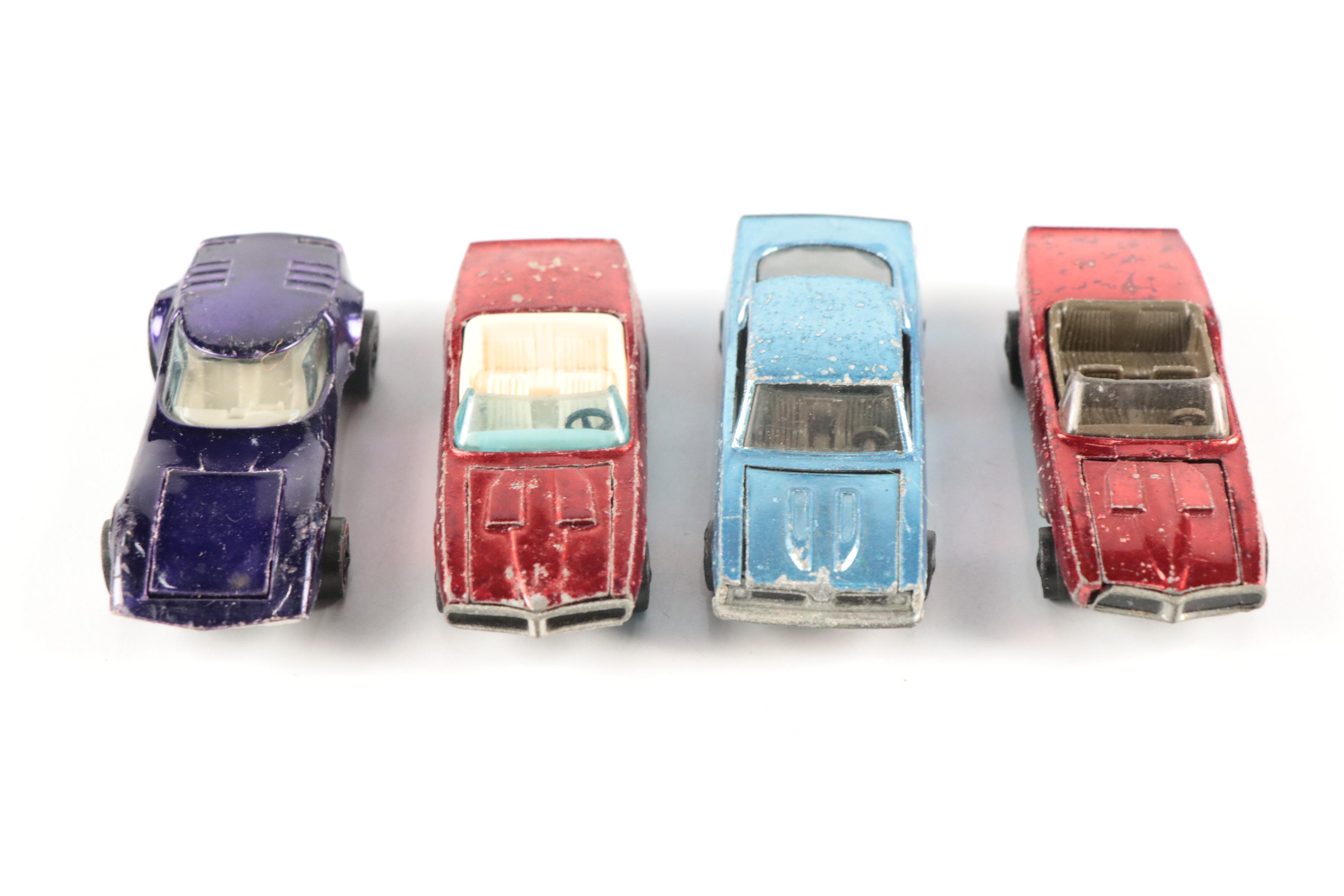 Hot Wheels Redline King Kuda, Custom Firebird and More Diecast Toy Cars, 1960s