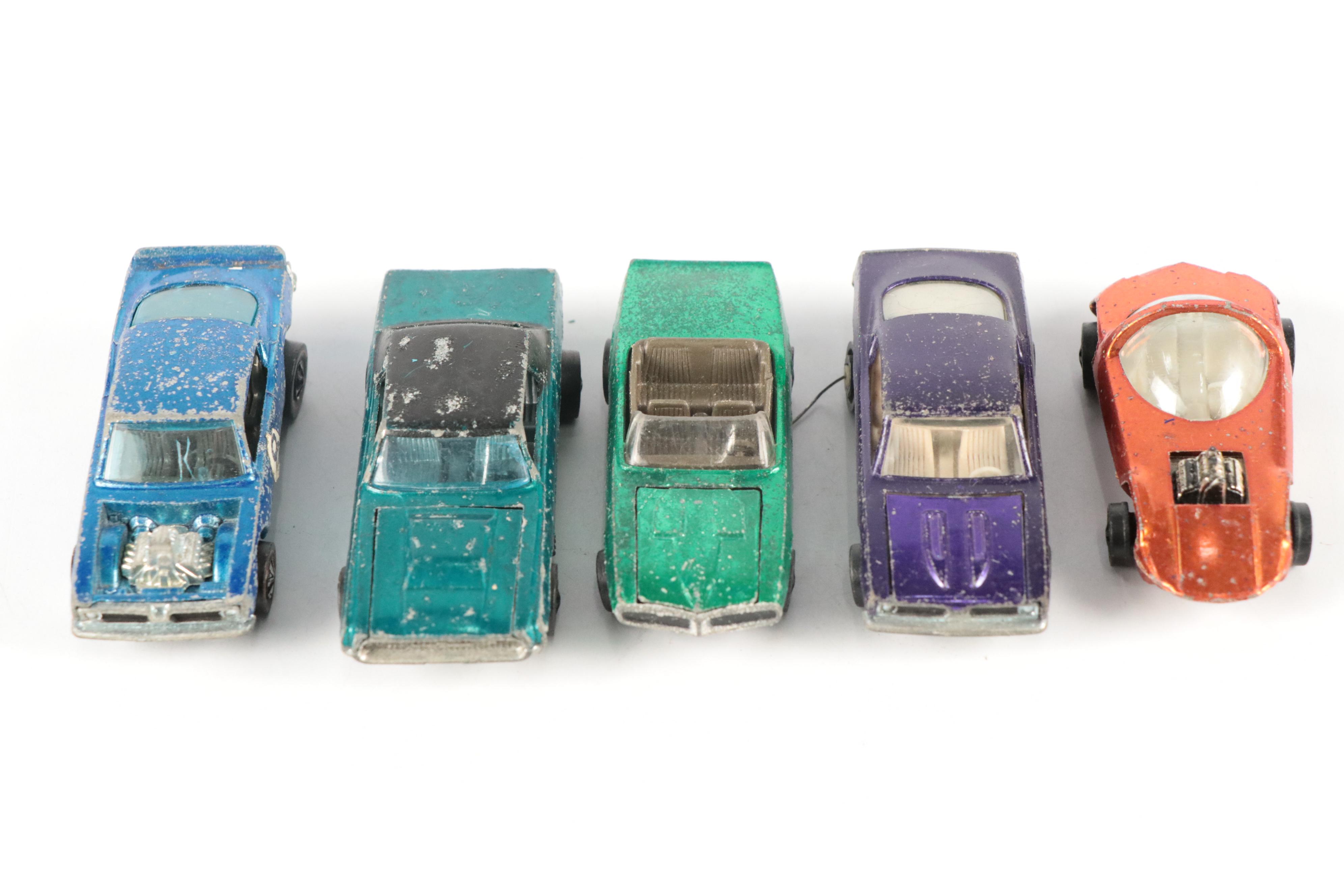 Hot Wheels Redline King Kuda, Custom Firebird and More Diecast Toy Cars, 1960s