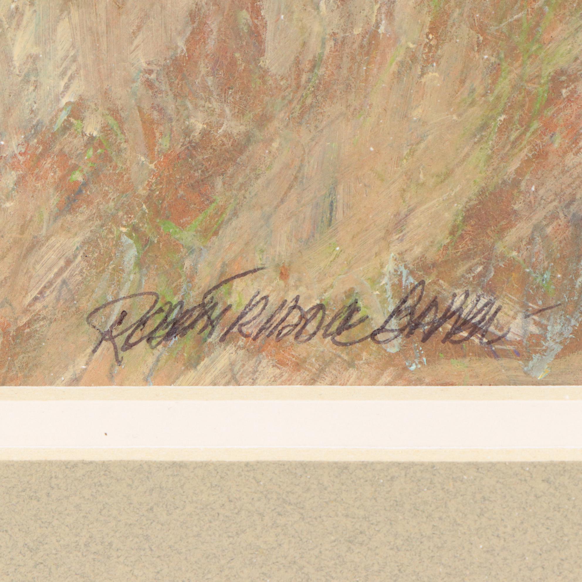 Robert Riddle-Baker Landscape Acrylic Painting 