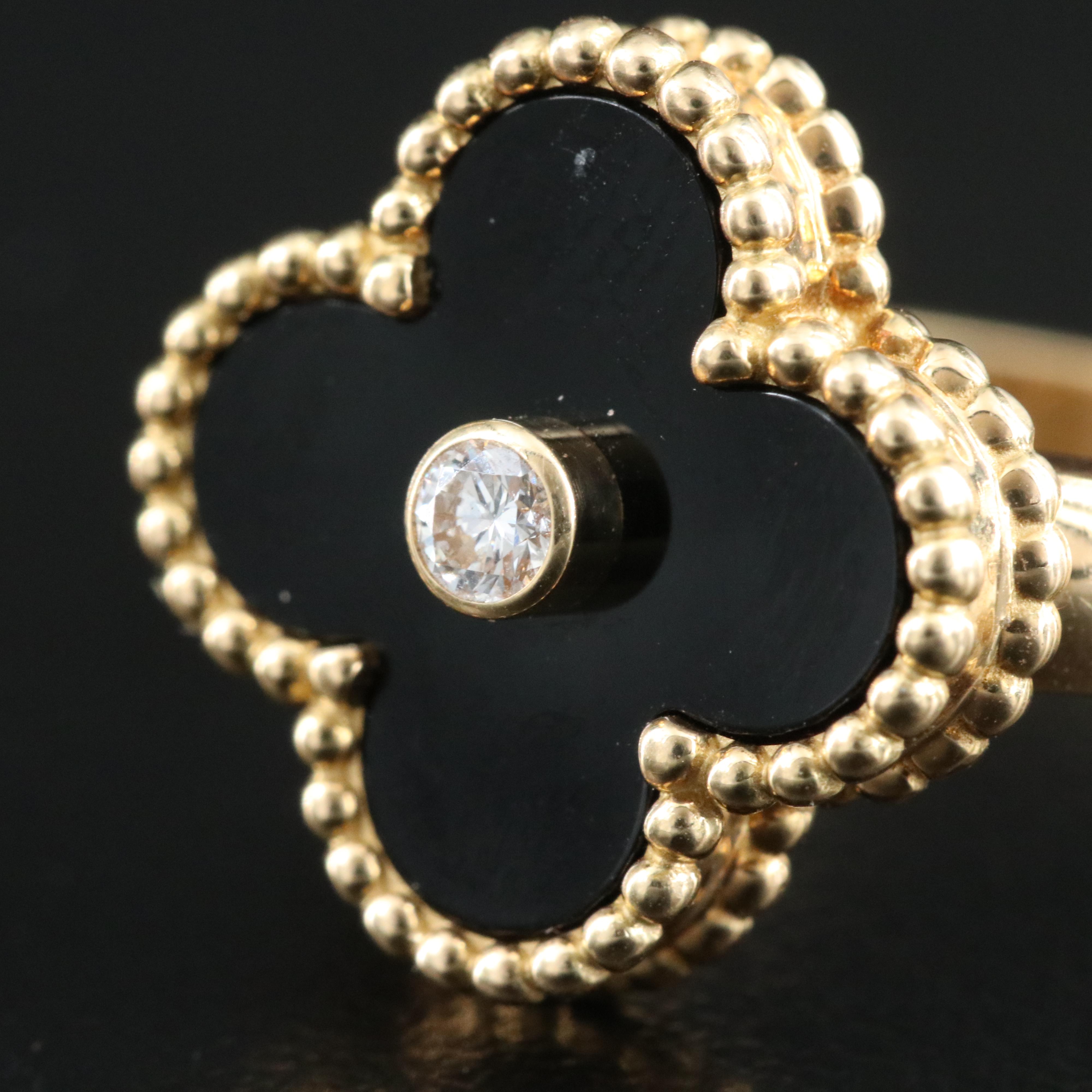 Van Cleef & Arpels Vintage Alhambra 18K Ring