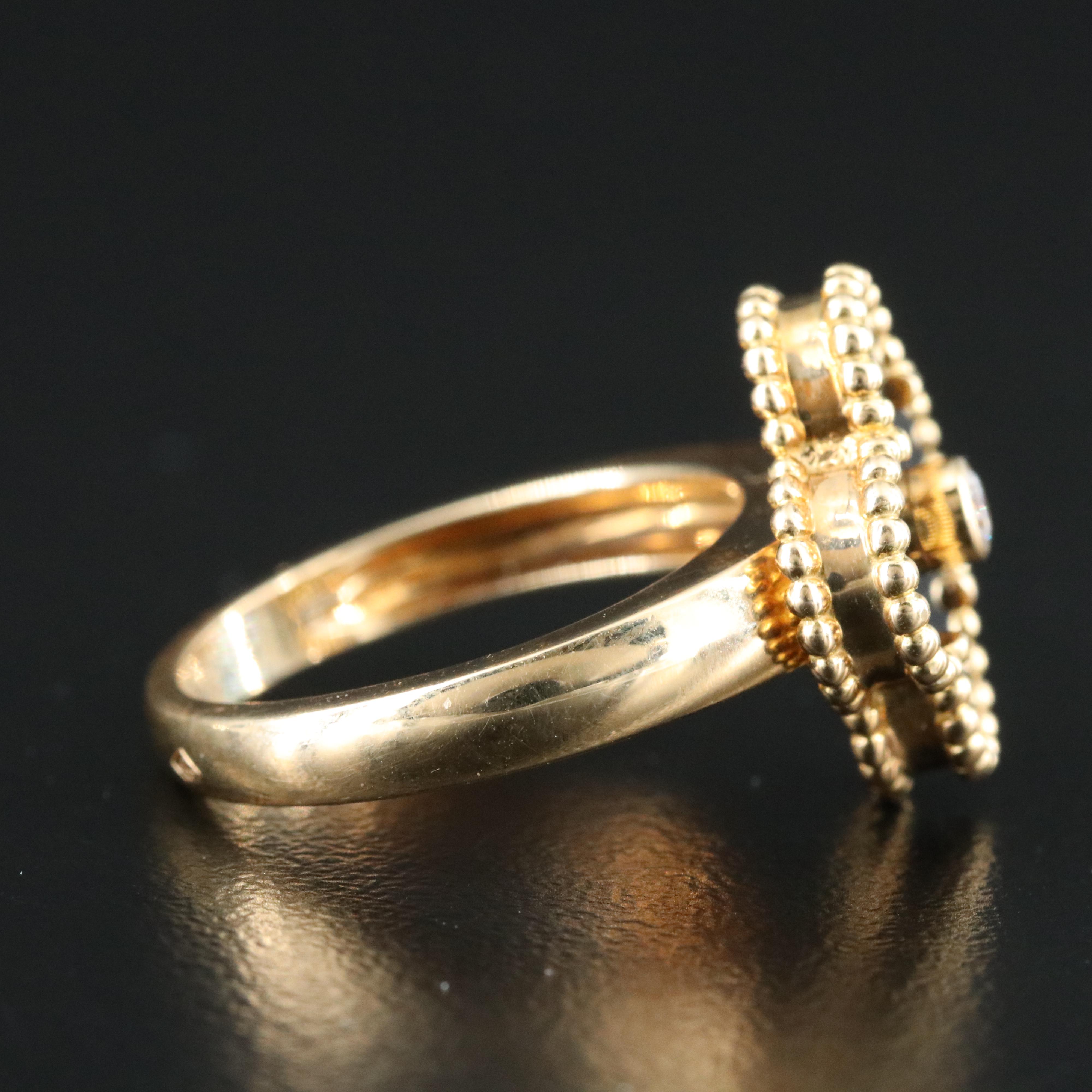 Van Cleef & Arpels Vintage Alhambra 18K Ring