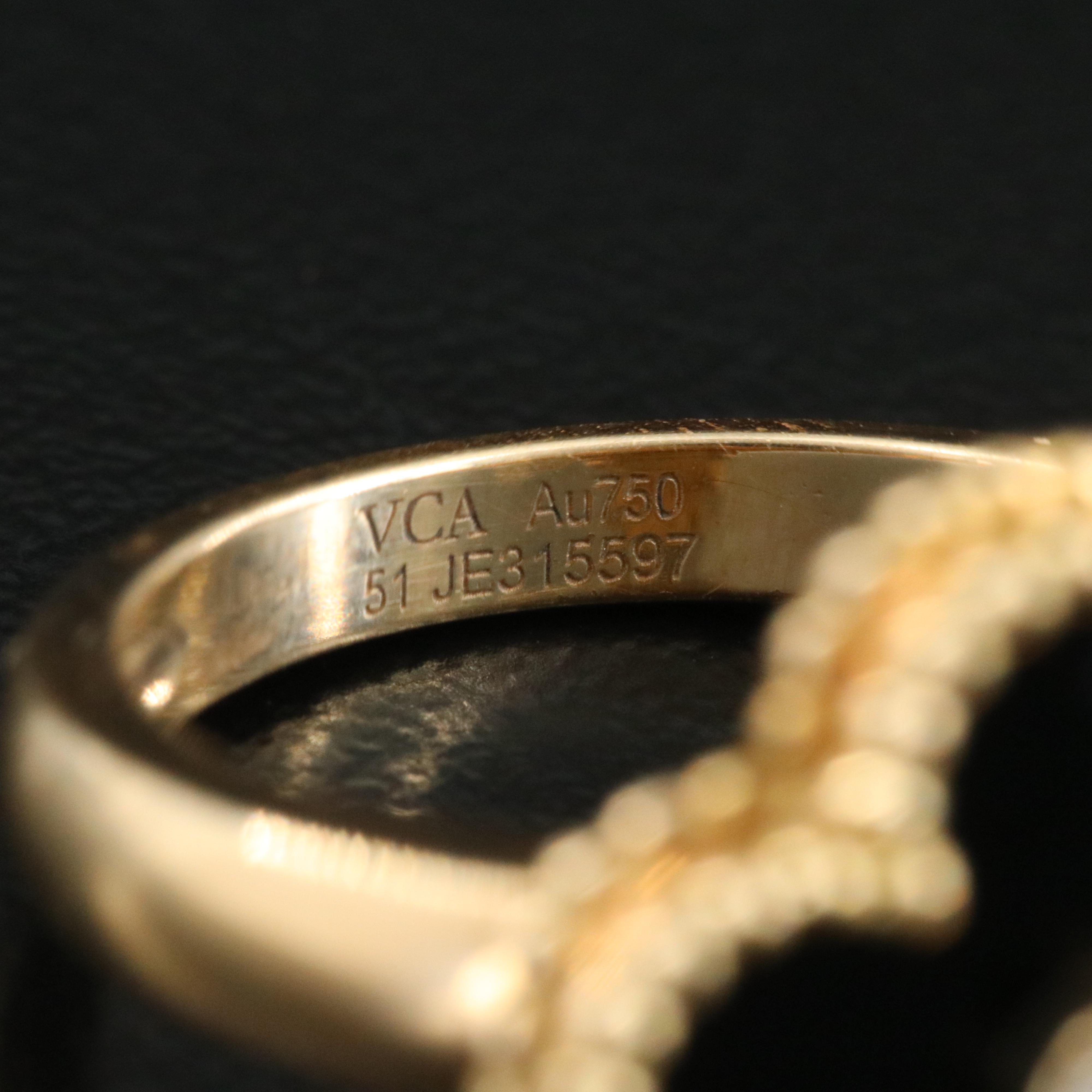 Van Cleef & Arpels Vintage Alhambra 18K Ring