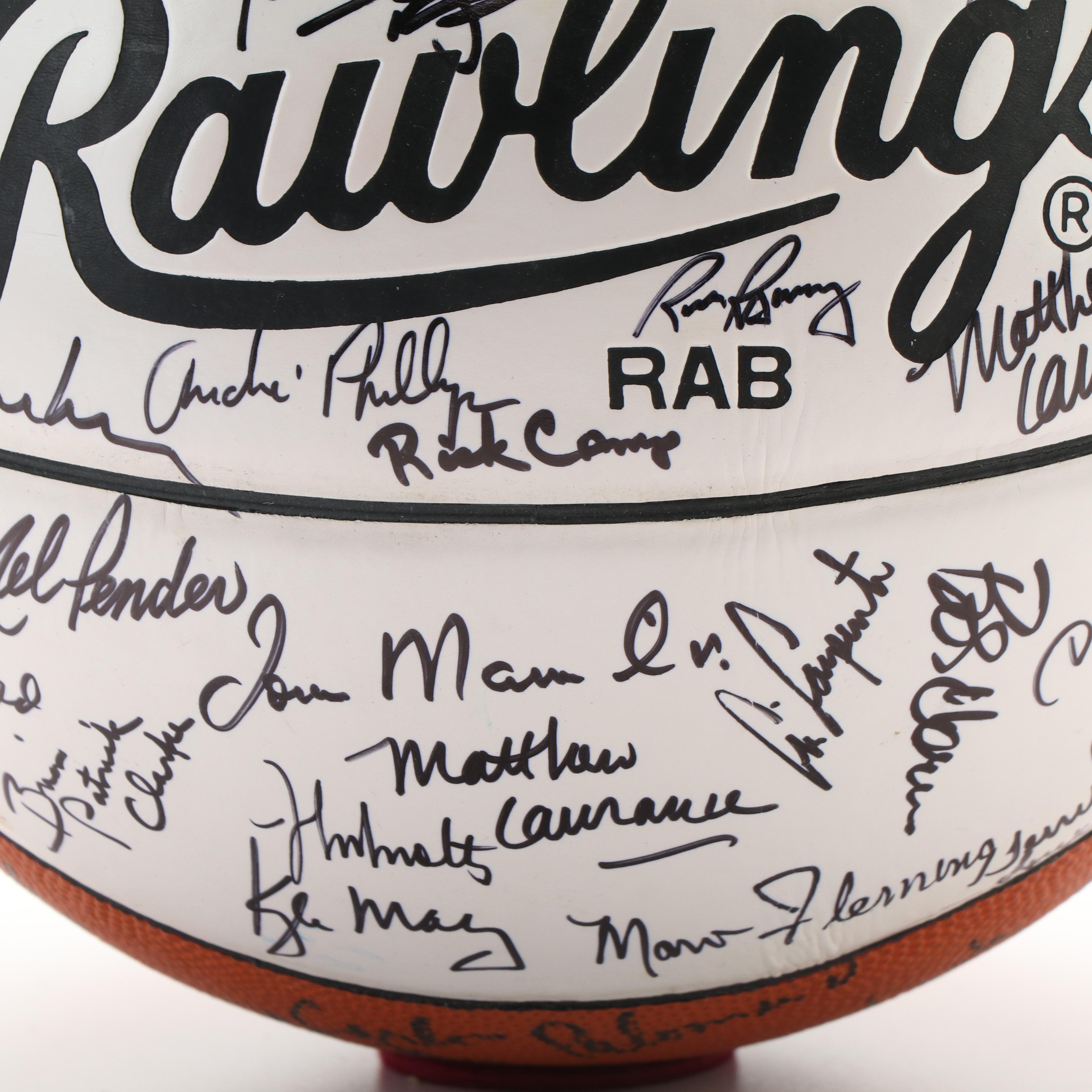 1993 Egelston Celebrity Classic Signed Basketball Featuring Tom Glavine and More