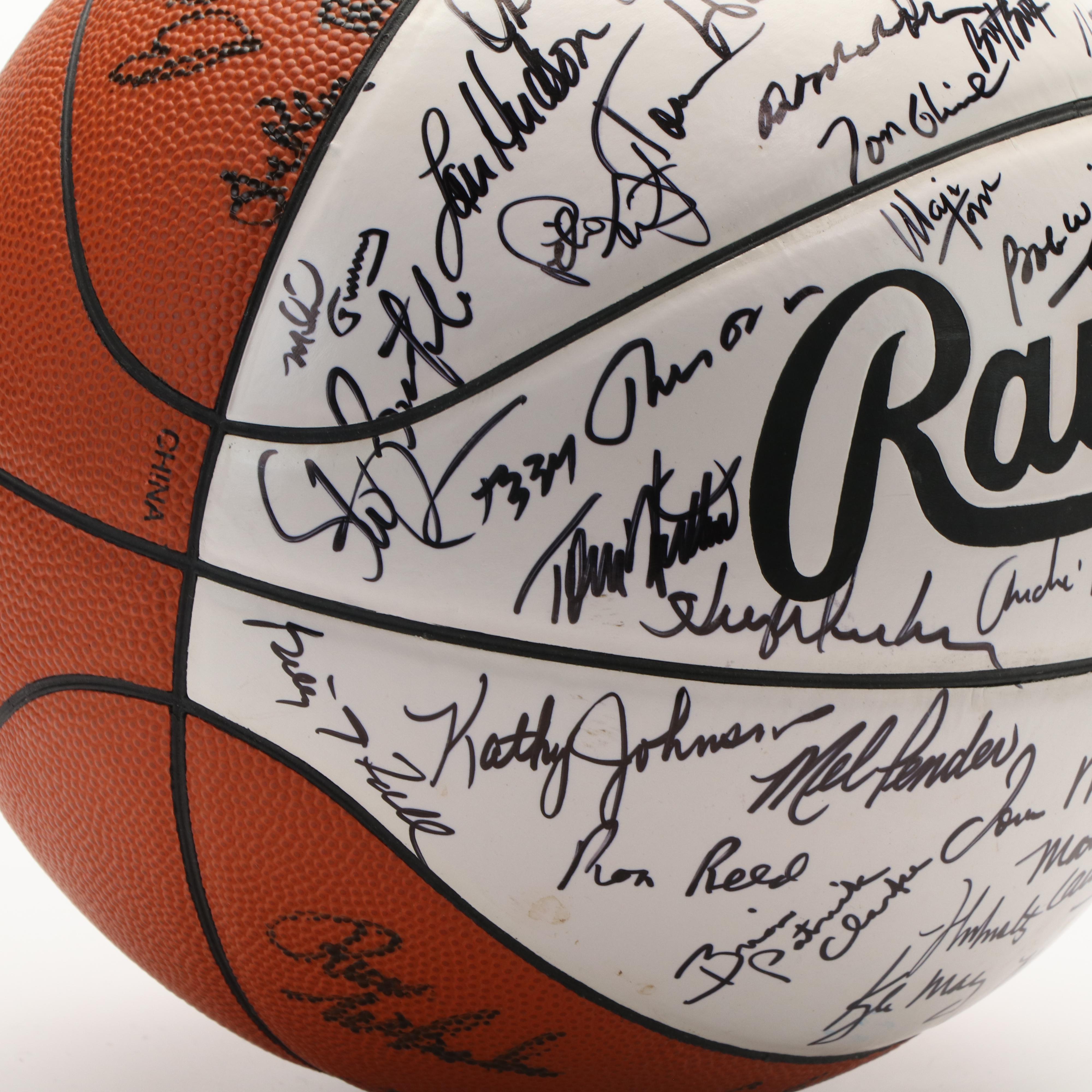 1993 Egelston Celebrity Classic Signed Basketball Featuring Tom Glavine and More