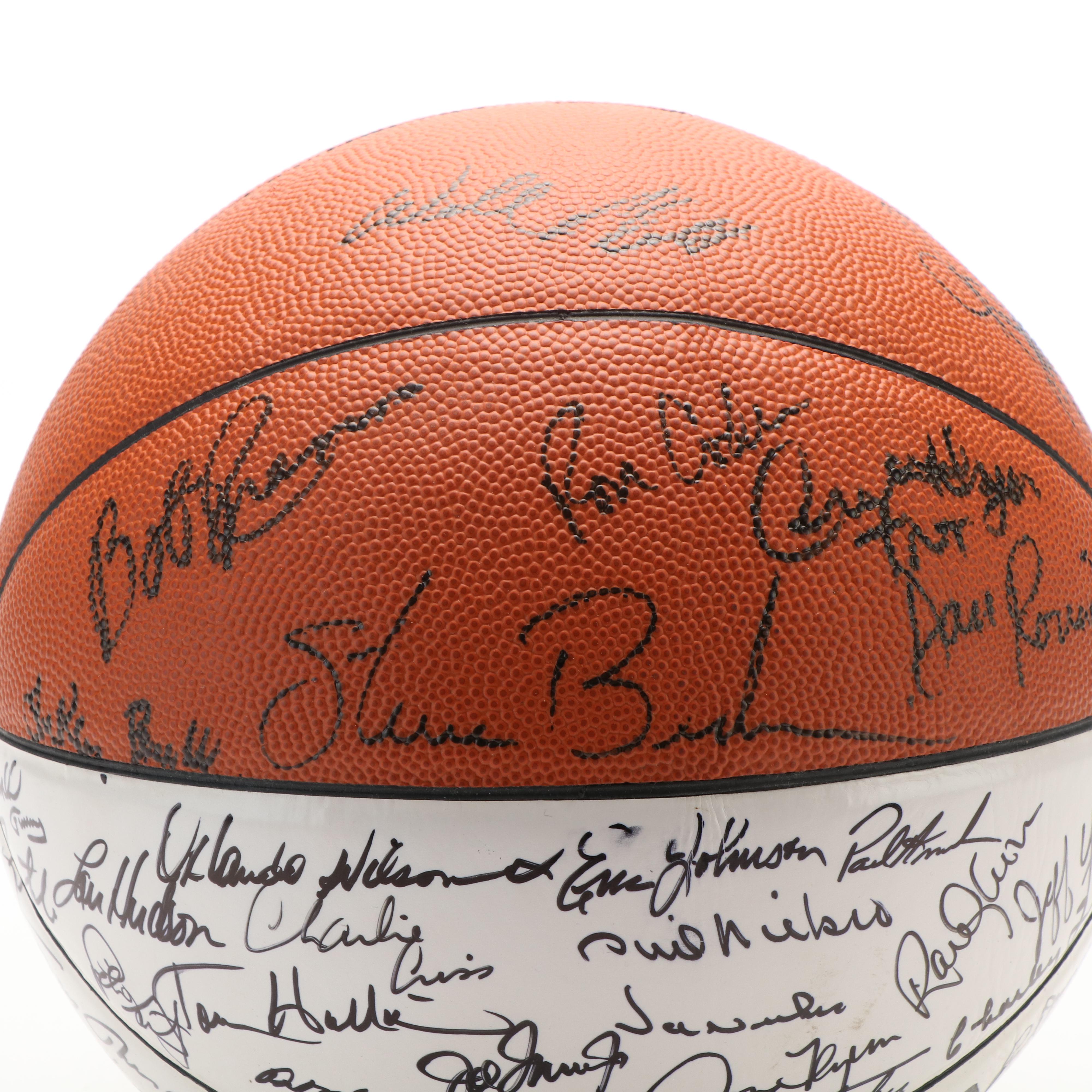 1993 Egelston Celebrity Classic Signed Basketball Featuring Tom Glavine and More