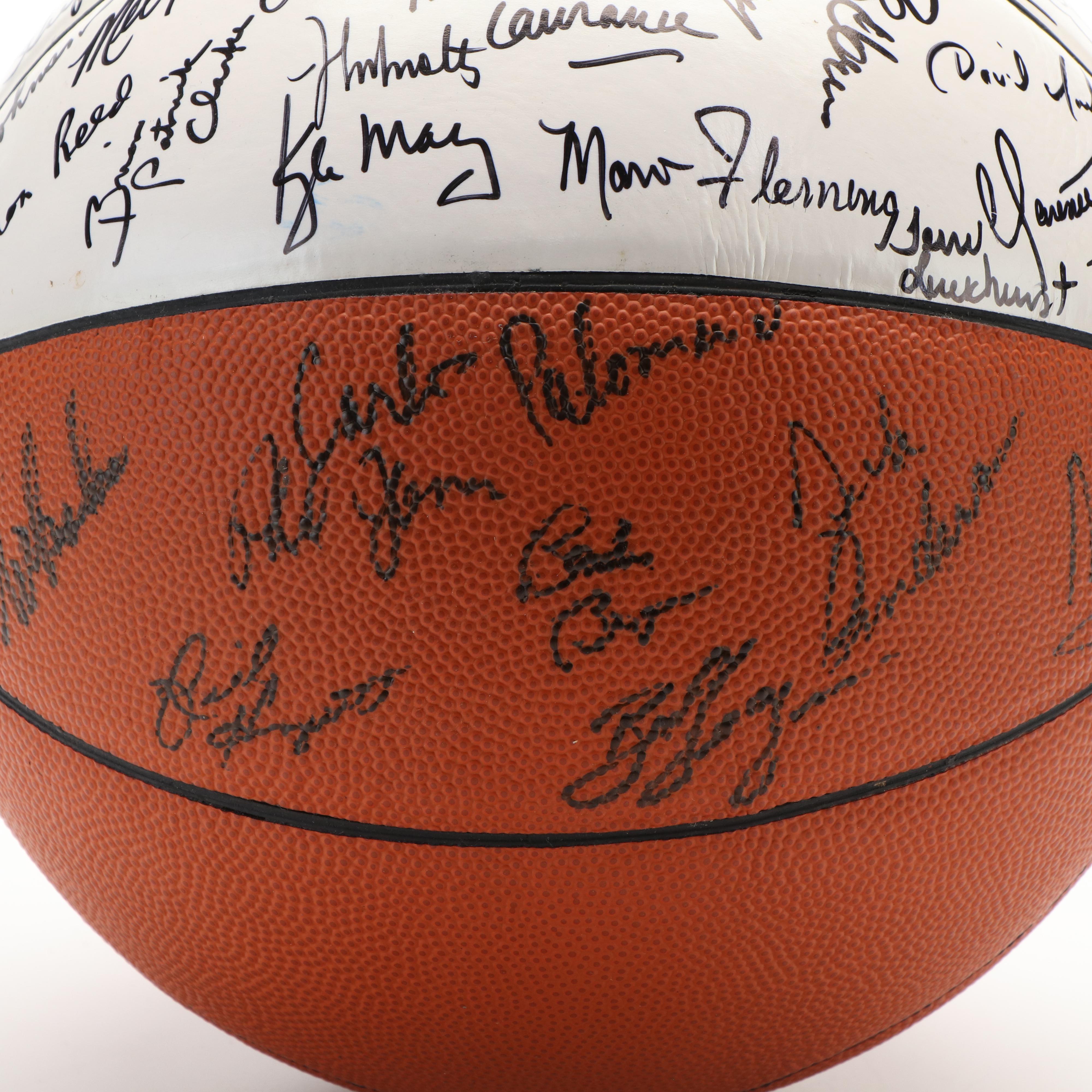 1993 Egelston Celebrity Classic Signed Basketball Featuring Tom Glavine and More
