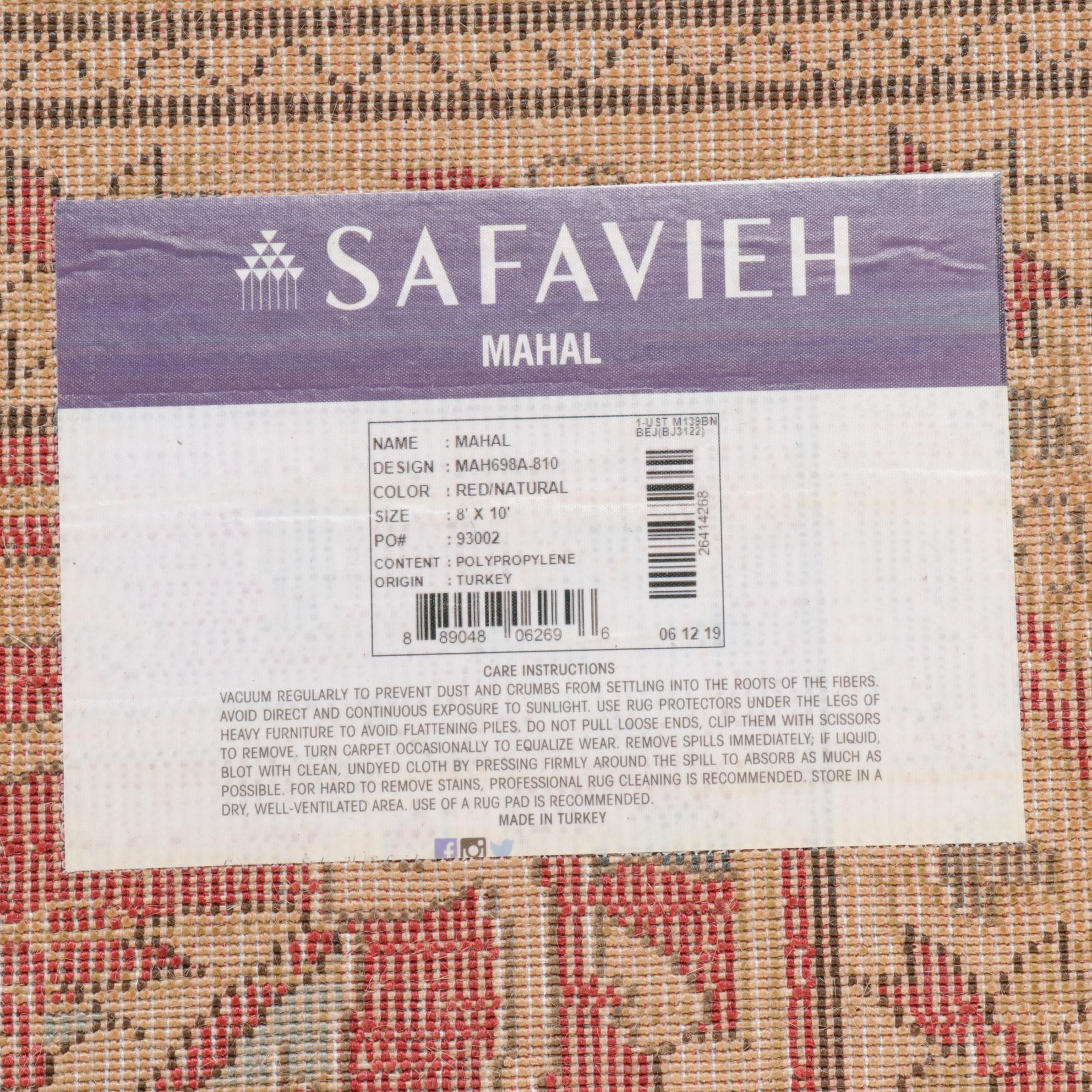 8'1 x 10' Machine Made Safavieh Turkish 