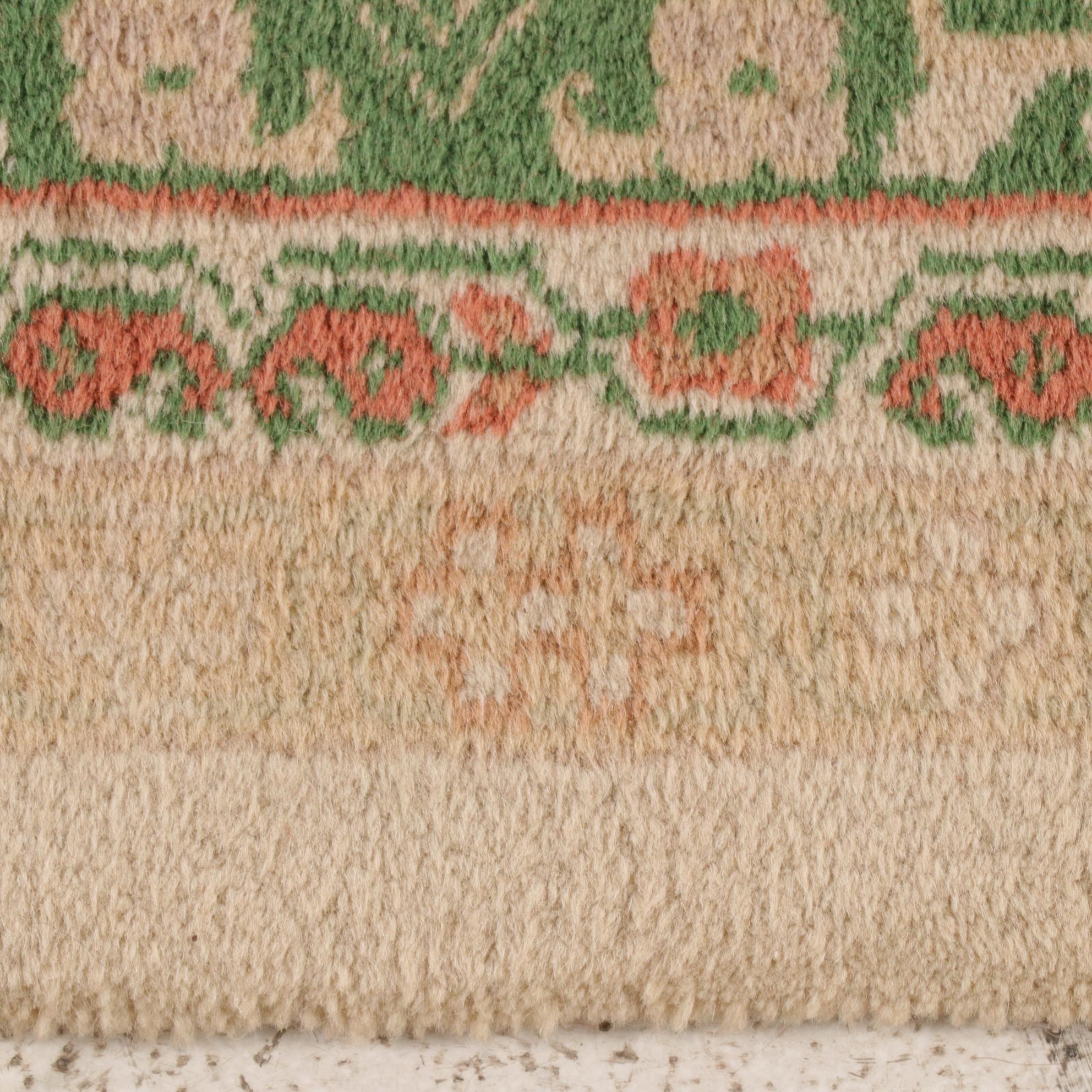 9'1 x 12'2 Hand-Knotted Turkish Oushak Room Sized Rig