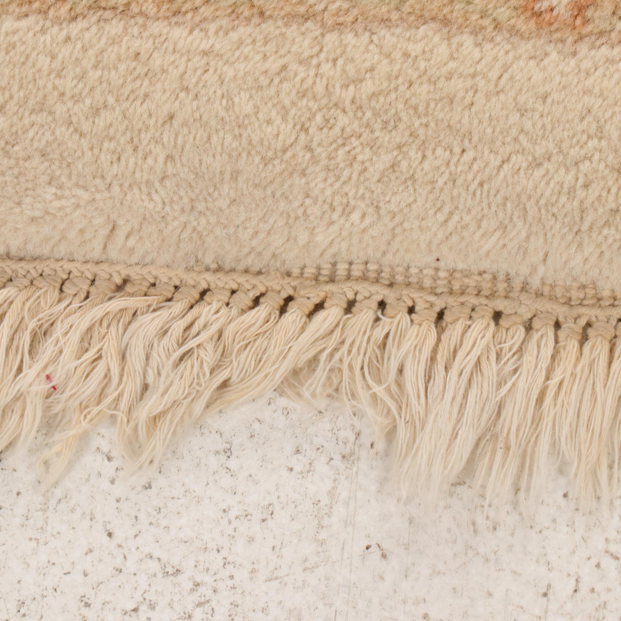 9'1 x 12'2 Hand-Knotted Turkish Oushak Room Sized Rig