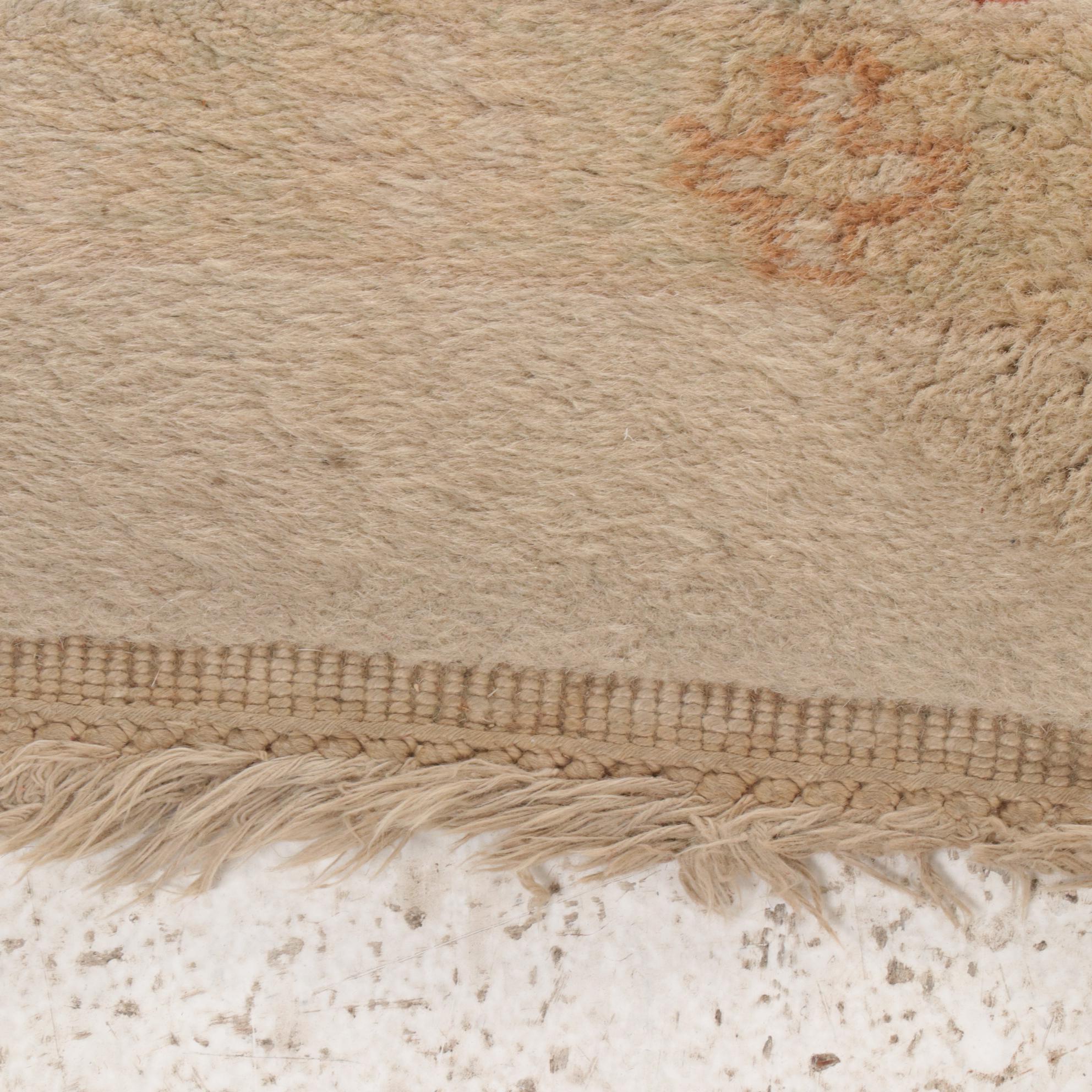 9'1 x 12'2 Hand-Knotted Turkish Oushak Room Sized Rig