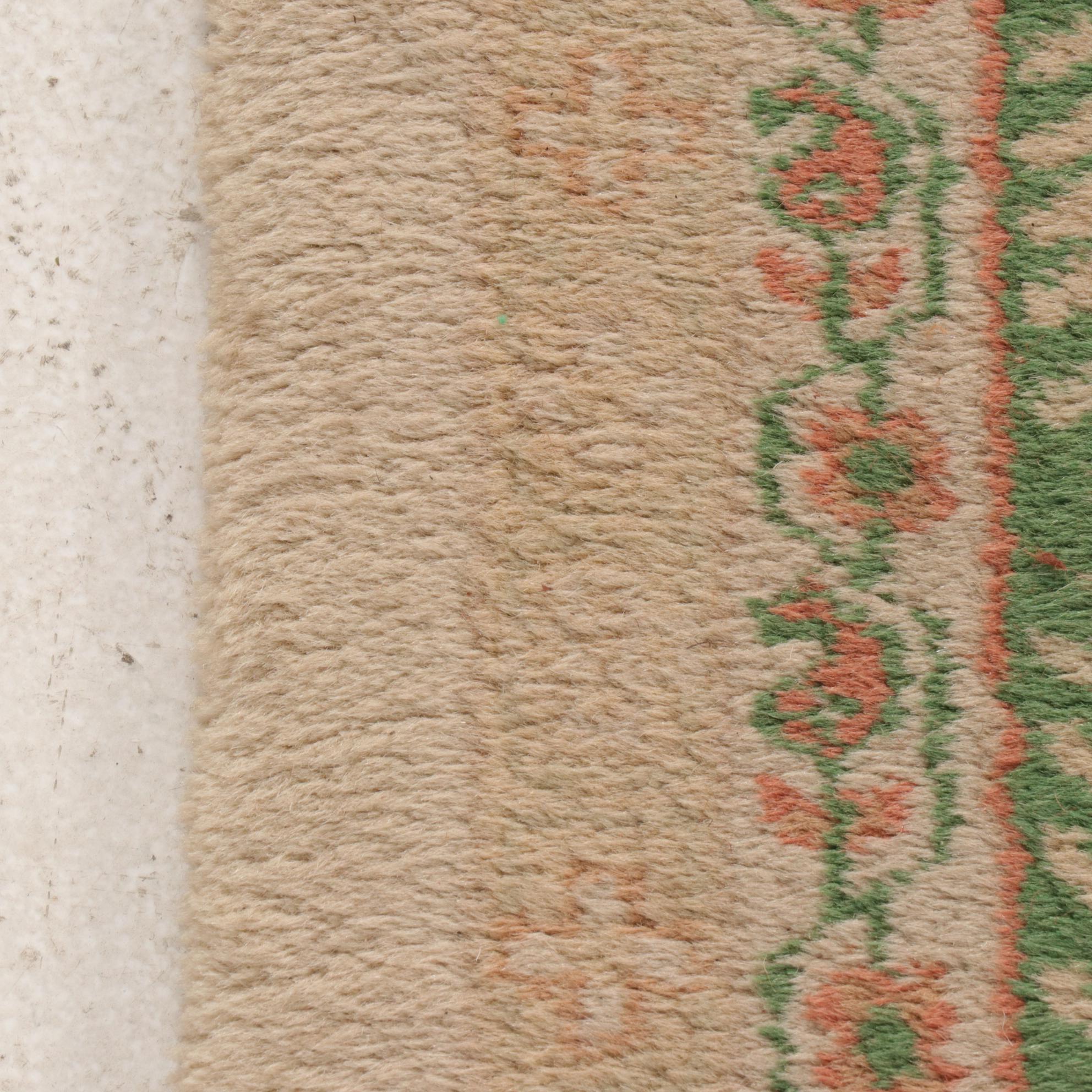 9'1 x 12'2 Hand-Knotted Turkish Oushak Room Sized Rig